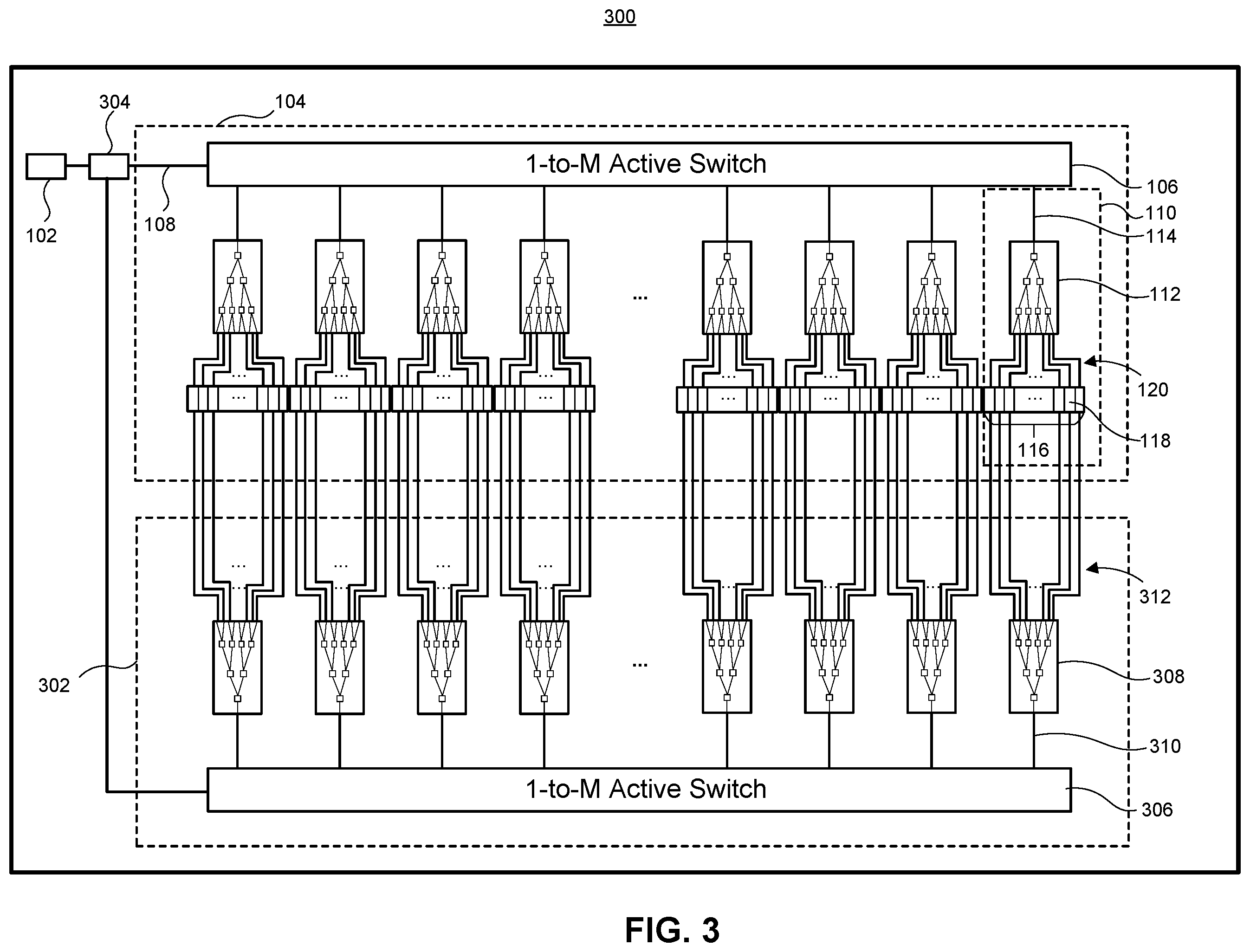 Patent US12332387 Figure 4 – Coherent LIDAR system including optical antenna array