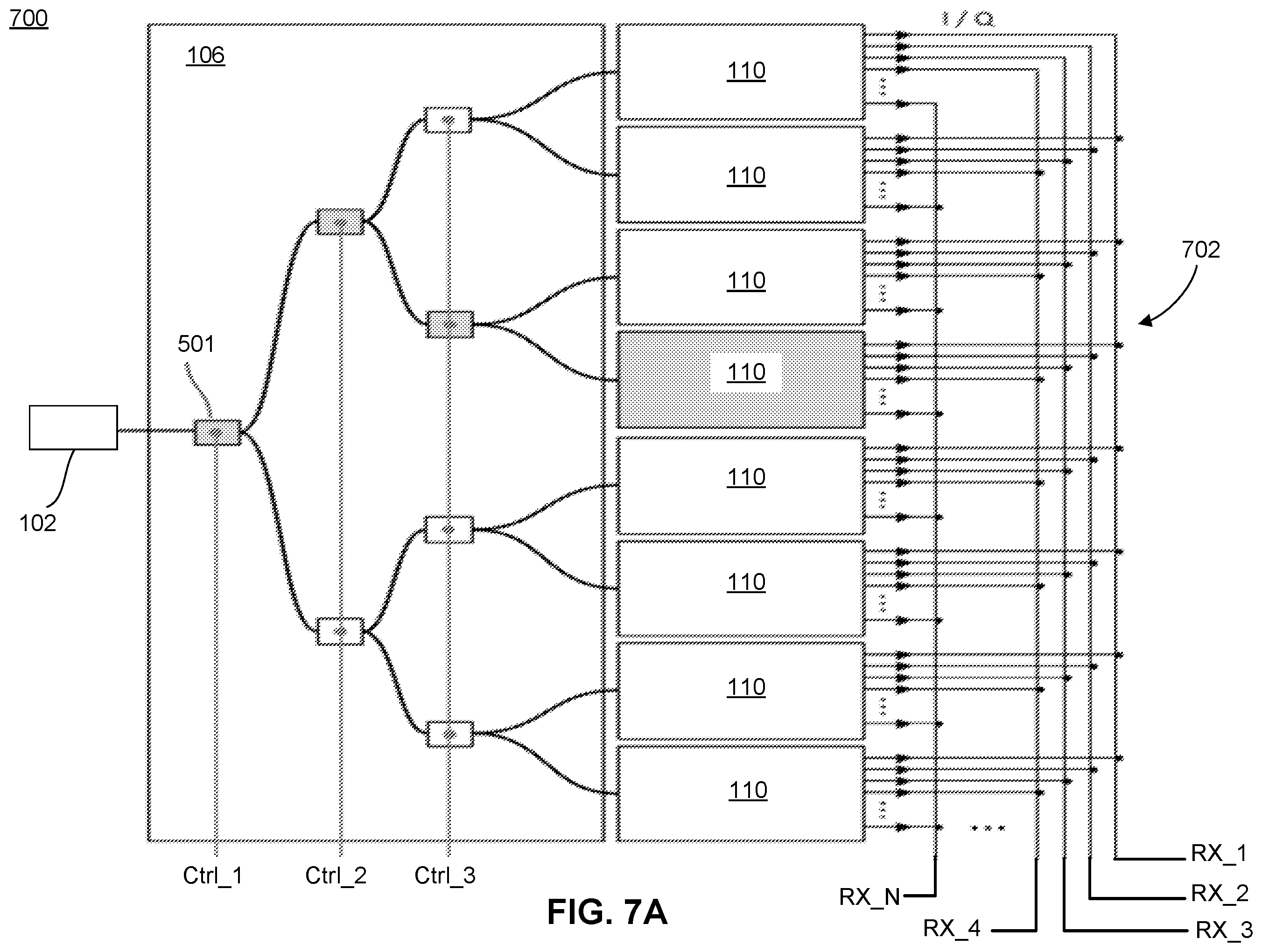 Patent US12332387 Figure 9 – Coherent LIDAR system including optical antenna array