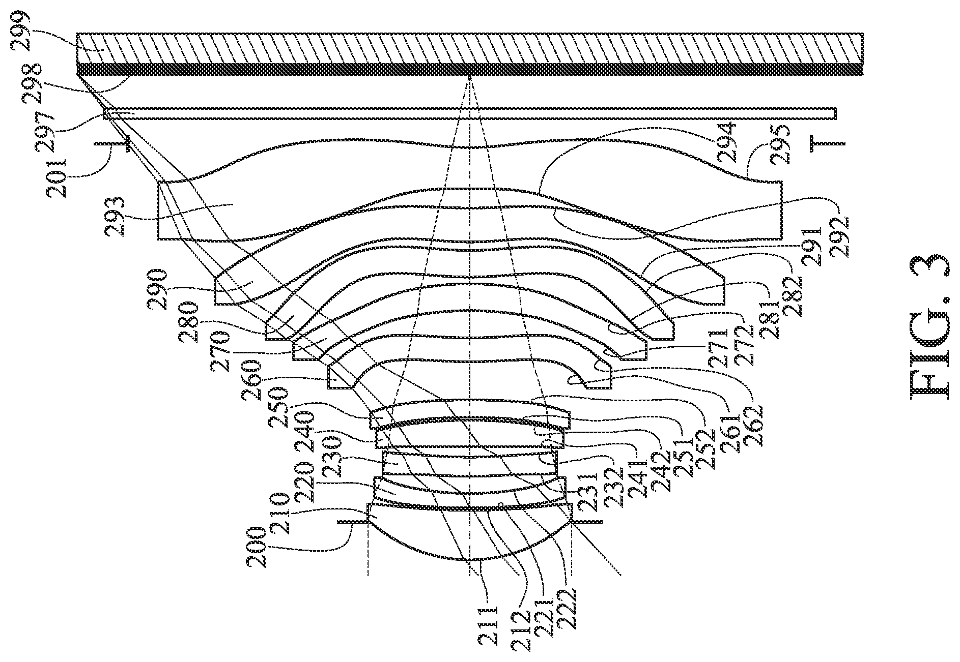 Patent US12332410 Figure 3 – Optical imaging system, image capturing unit and electronic device