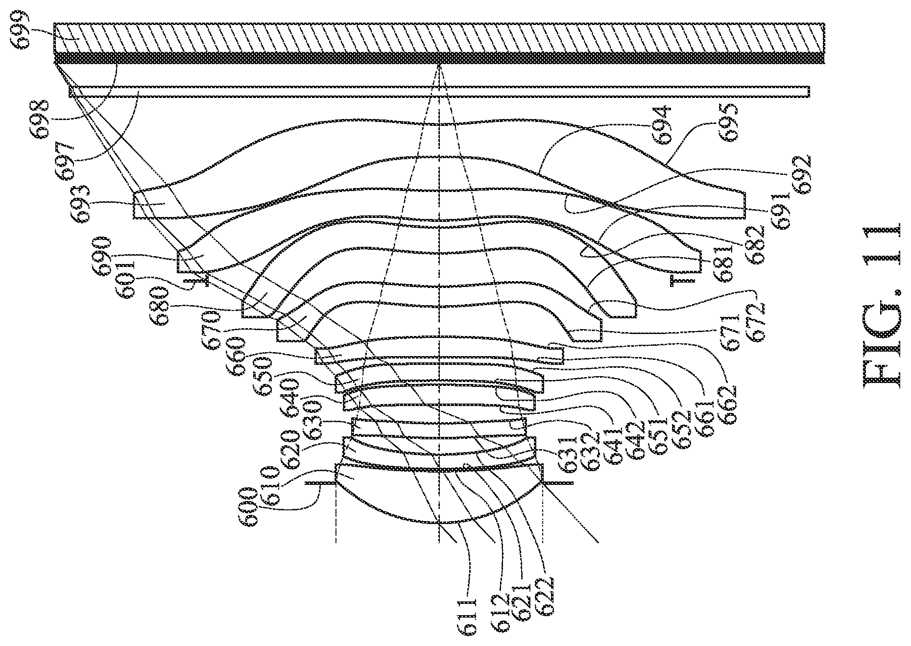 Patent US12332410 Figure 11 – Optical imaging system, image capturing unit and electronic device