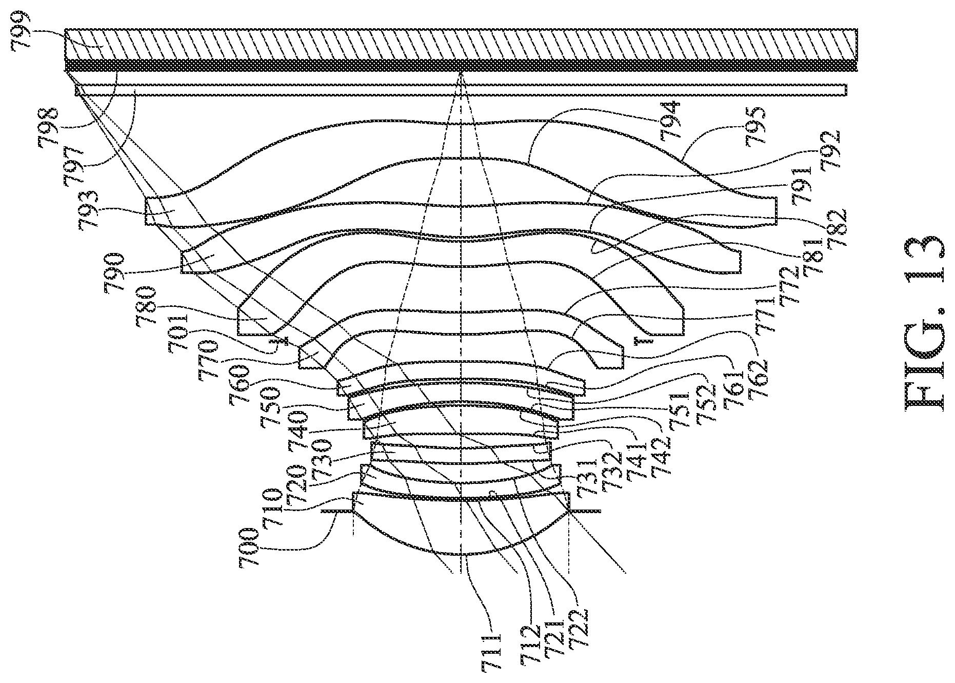 Patent US12332410 Figure 13 – Optical imaging system, image capturing unit and electronic device