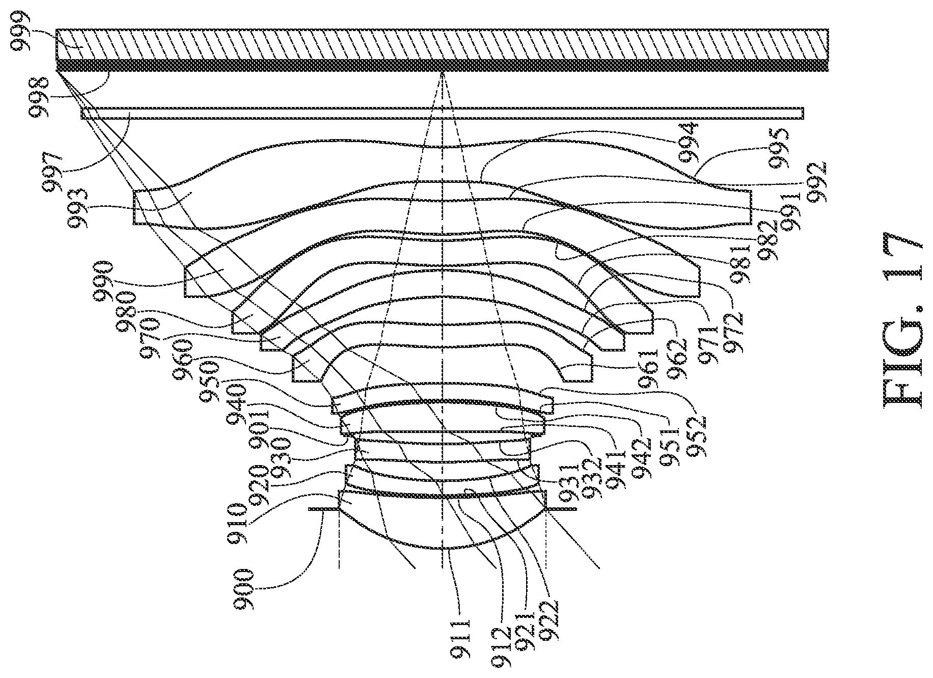 Patent US12332410 Figure 17 – Optical imaging system, image capturing unit and electronic device