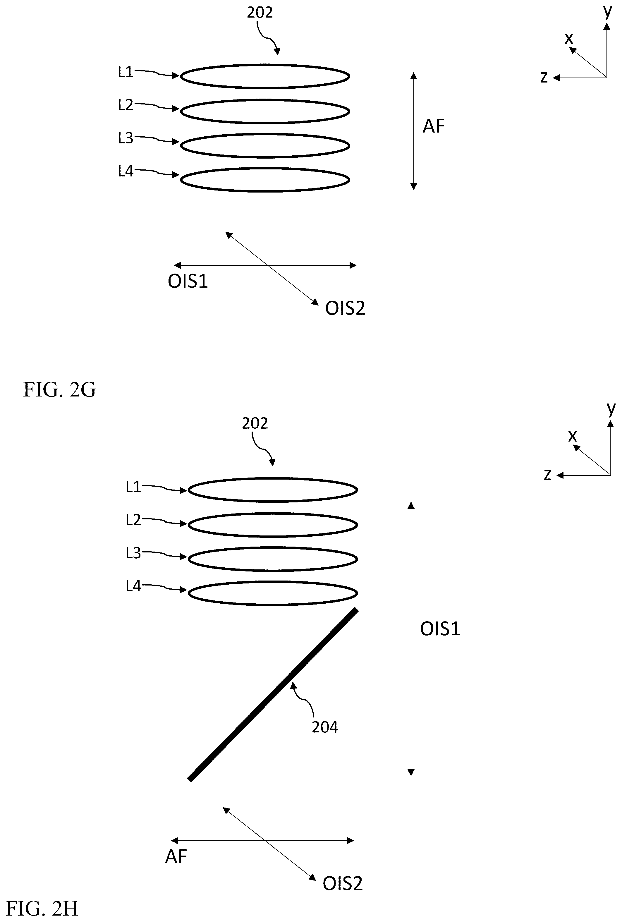 Patent US12332412 Figure 7 – Compact folded Tele cameras