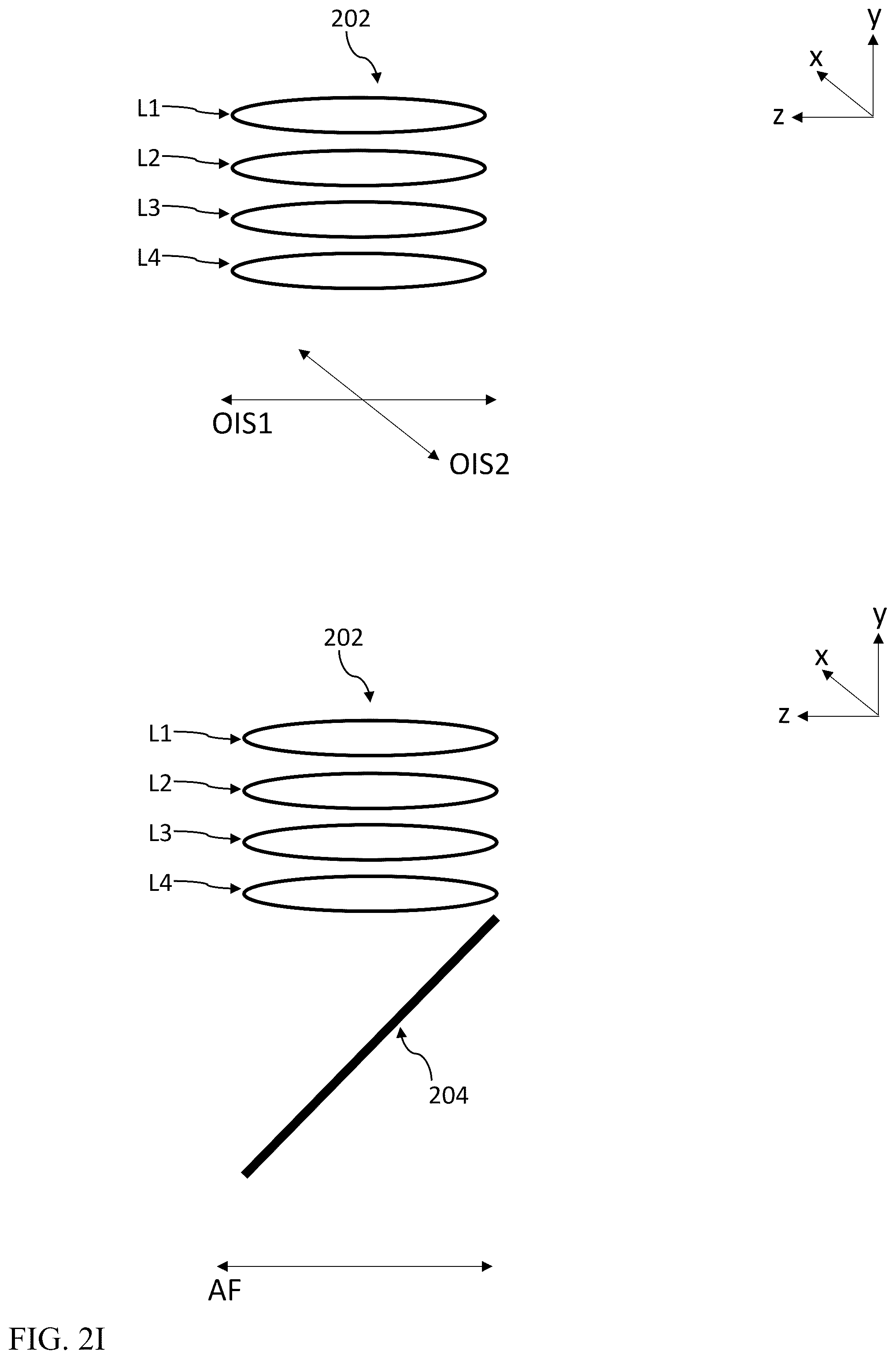 Patent US12332412 Figure 8 – Compact folded Tele cameras