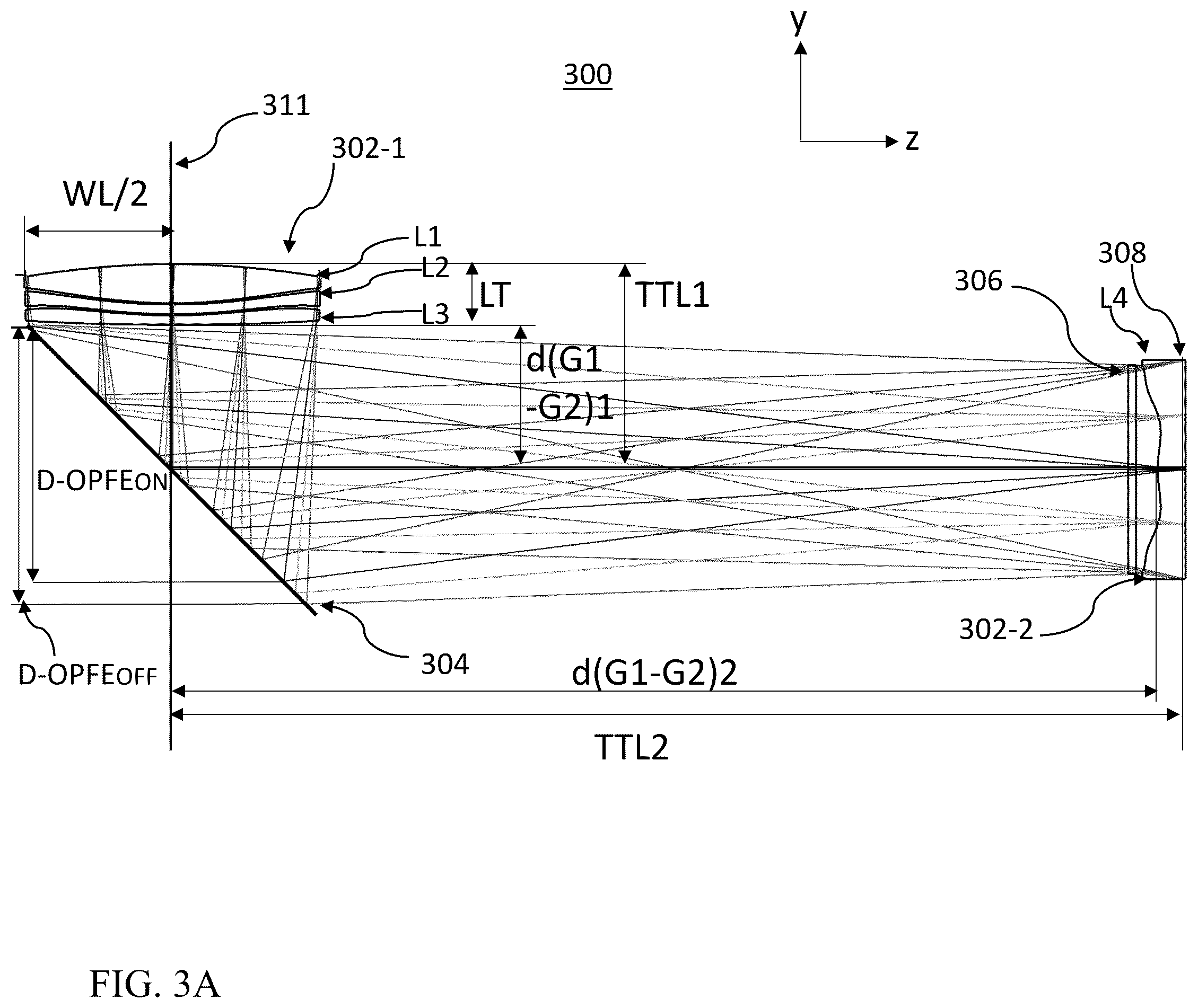 Patent US12332412 Figure 11 – Compact folded Tele cameras