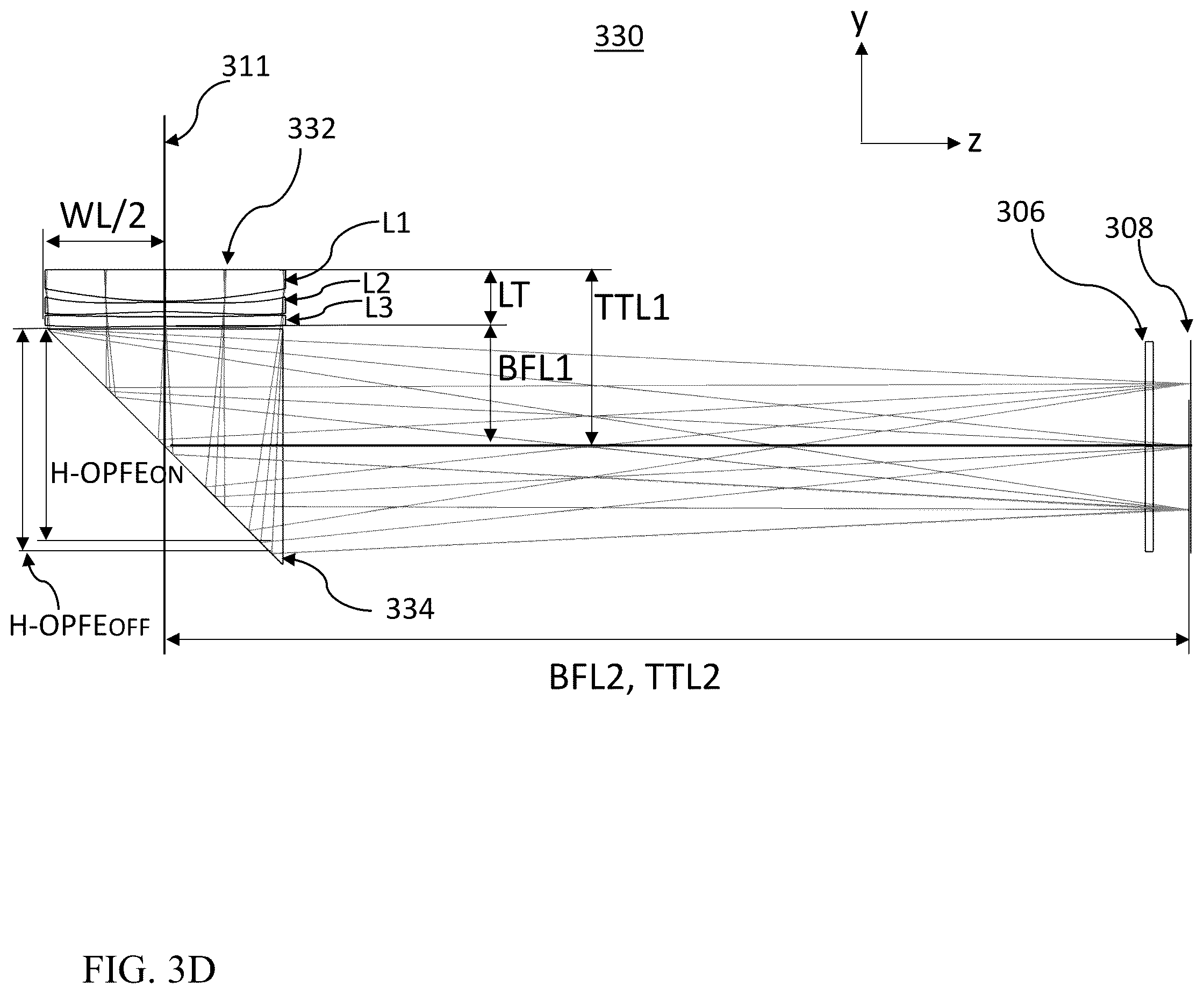 Patent US12332412 Figure 14 – Compact folded Tele cameras