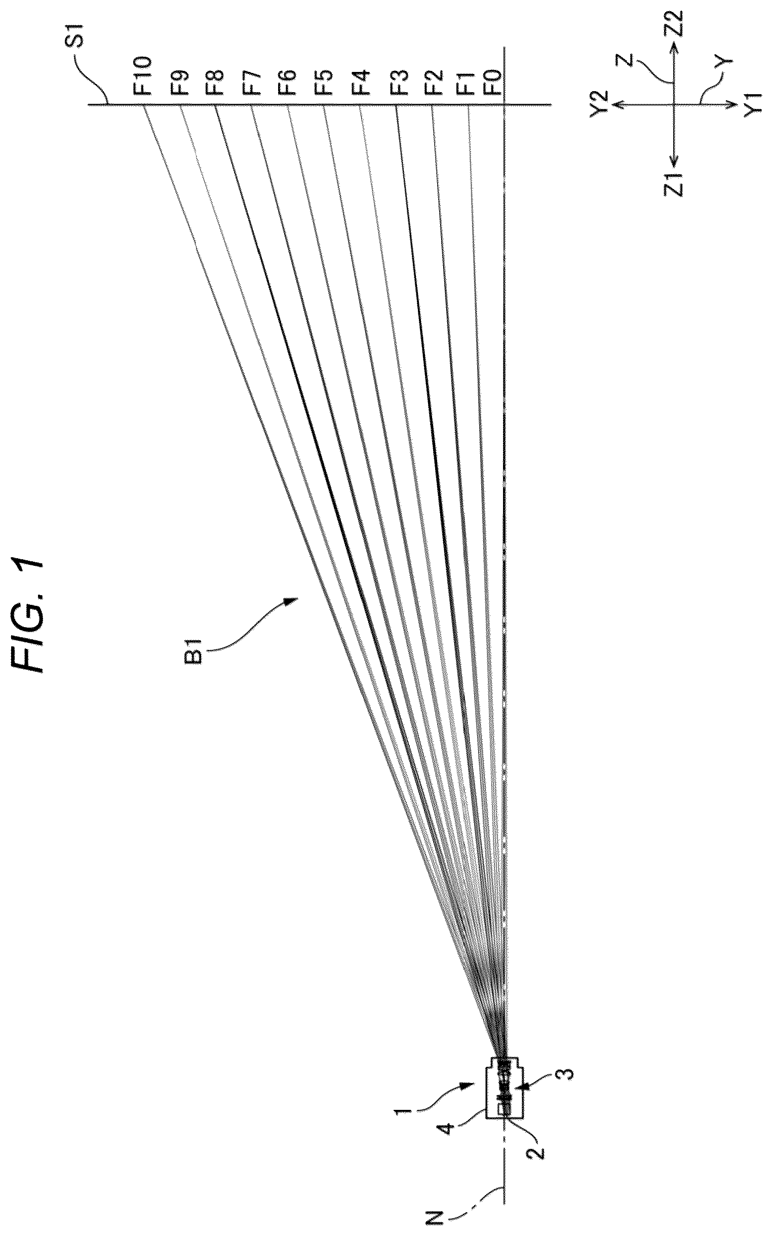 Patent US12332414 Figure 1 – Attachment optical system and projection display system