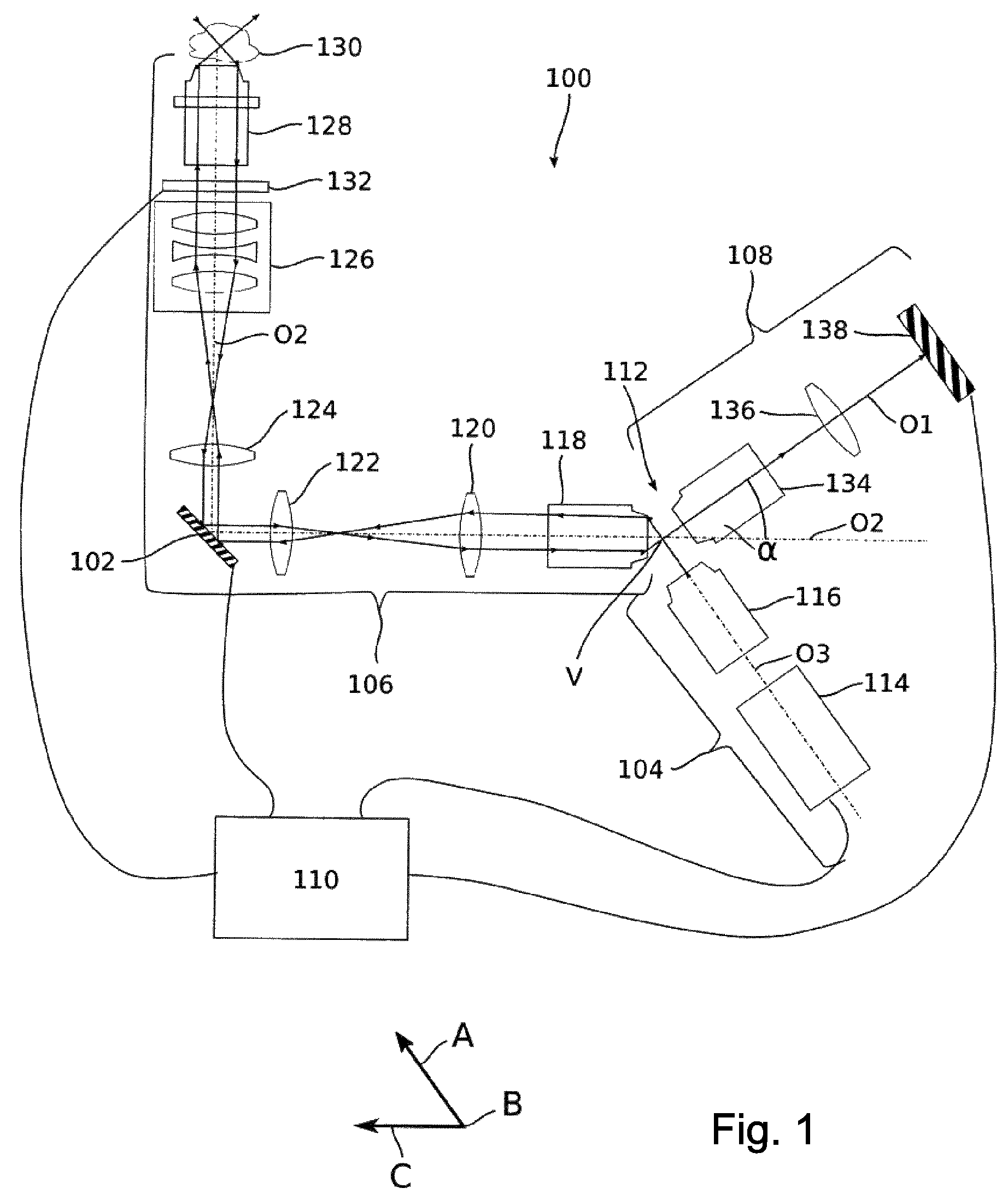 Patent US12332417 Figure 1 – Optical system for a light sheet microscope