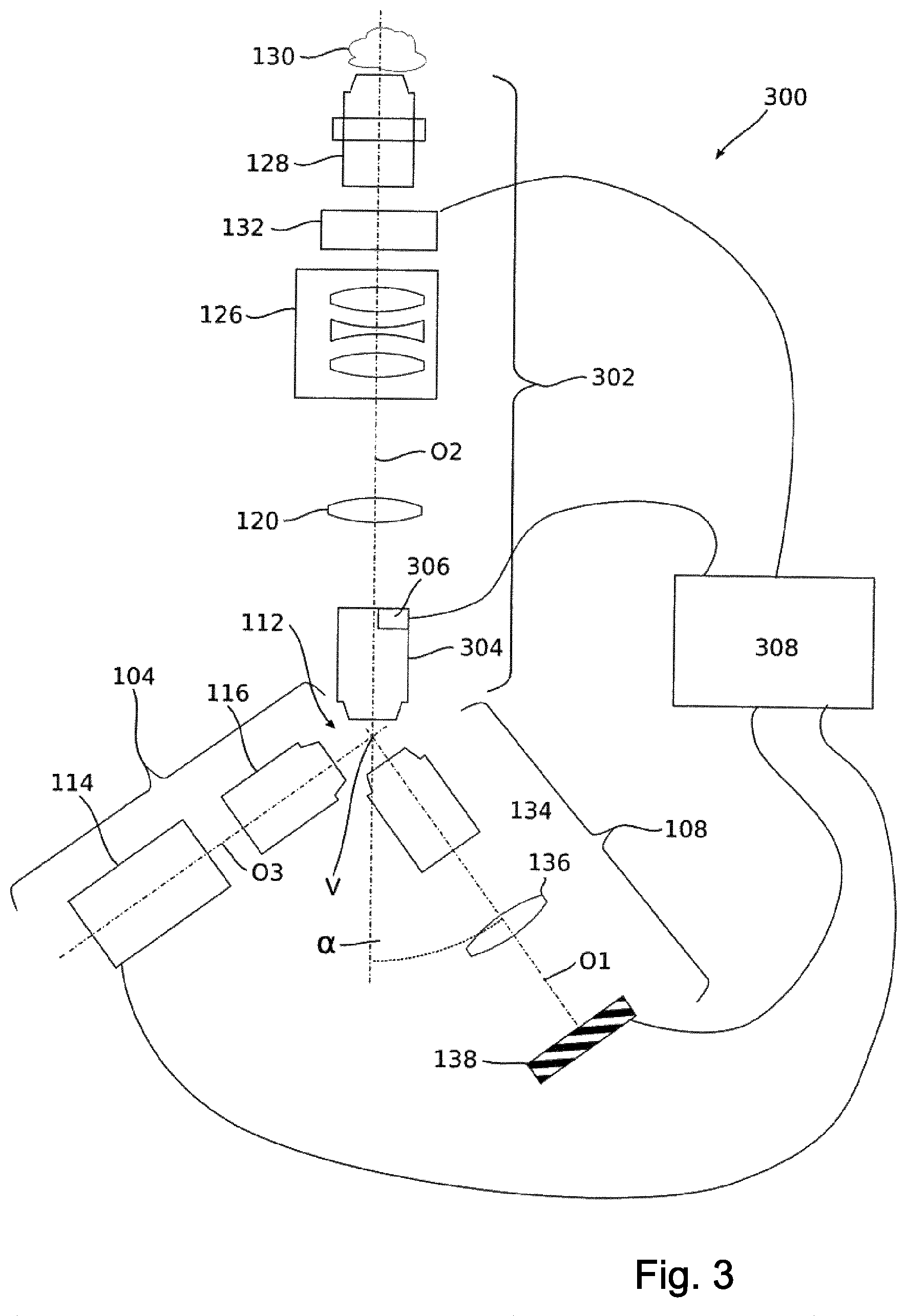 Patent US12332417 Figure 3 – Optical system for a light sheet microscope