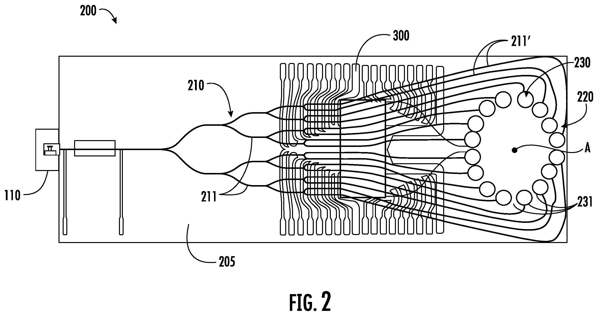 Patent US12332419 Figure 2 – Imaging device with a photonic integrated circuit