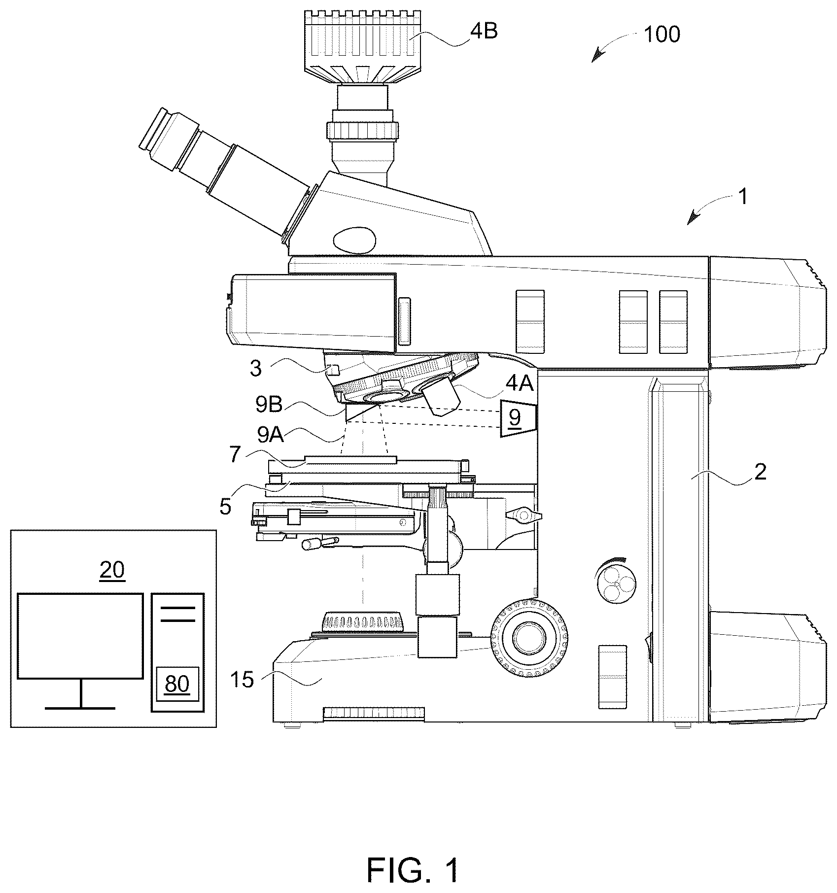 Patent US12332420 — Microscopy system and method for analyzing an overview image — Figure 1