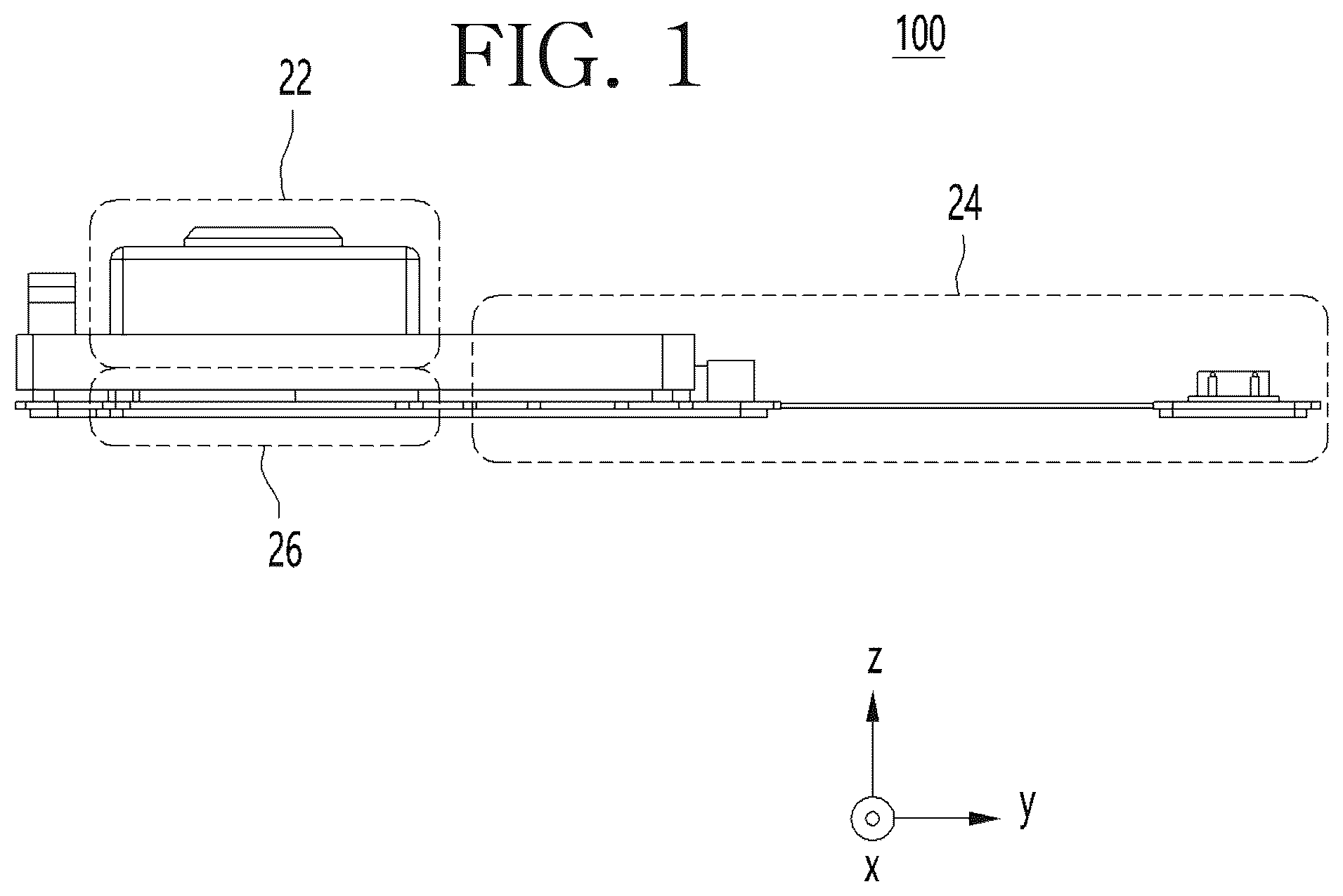 Patent US12332425 Figure 1 – Lens curvature variation apparatus
