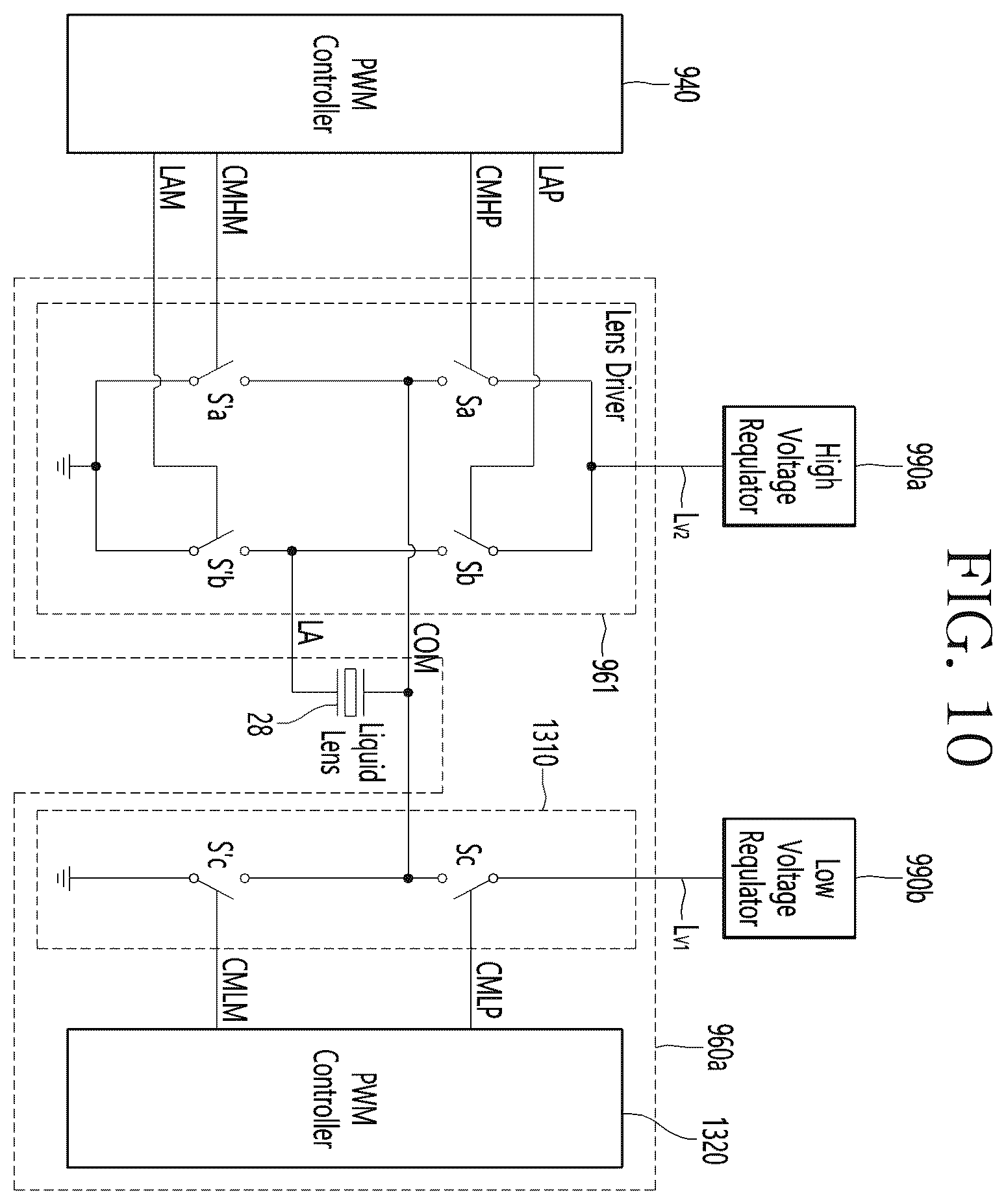 Patent US12332425 Figure 14 – Lens curvature variation apparatus