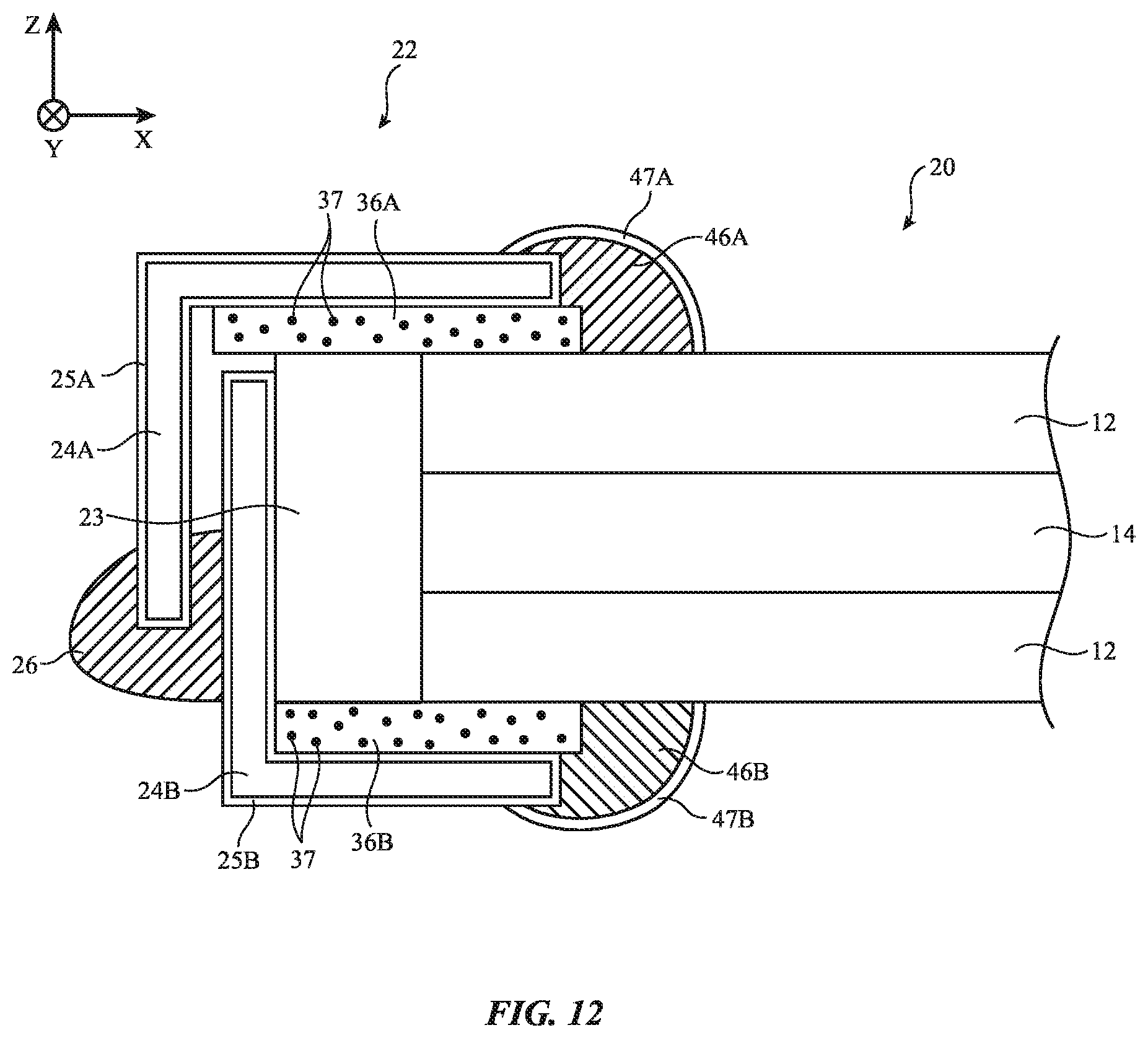 Patent US12332430 Figure 13 – Seals for optical components