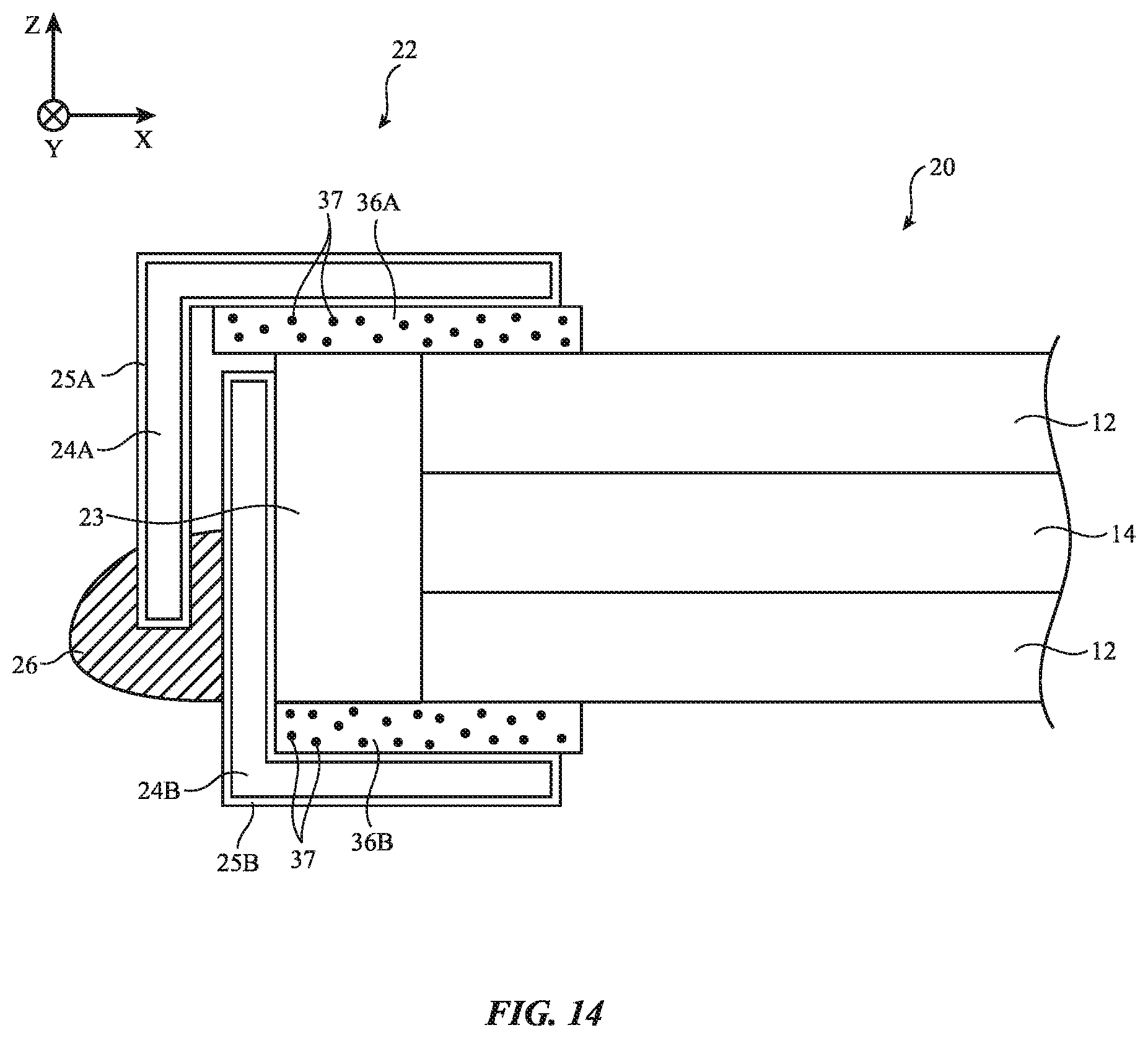 Patent US12332430 Figure 15 – Seals for optical components