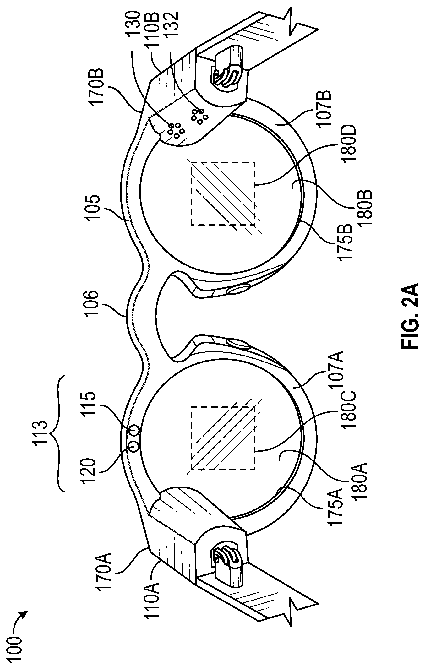 Patent US12332433 Figure 3 – Soft follow and pitch angle effects for VR/AR interface