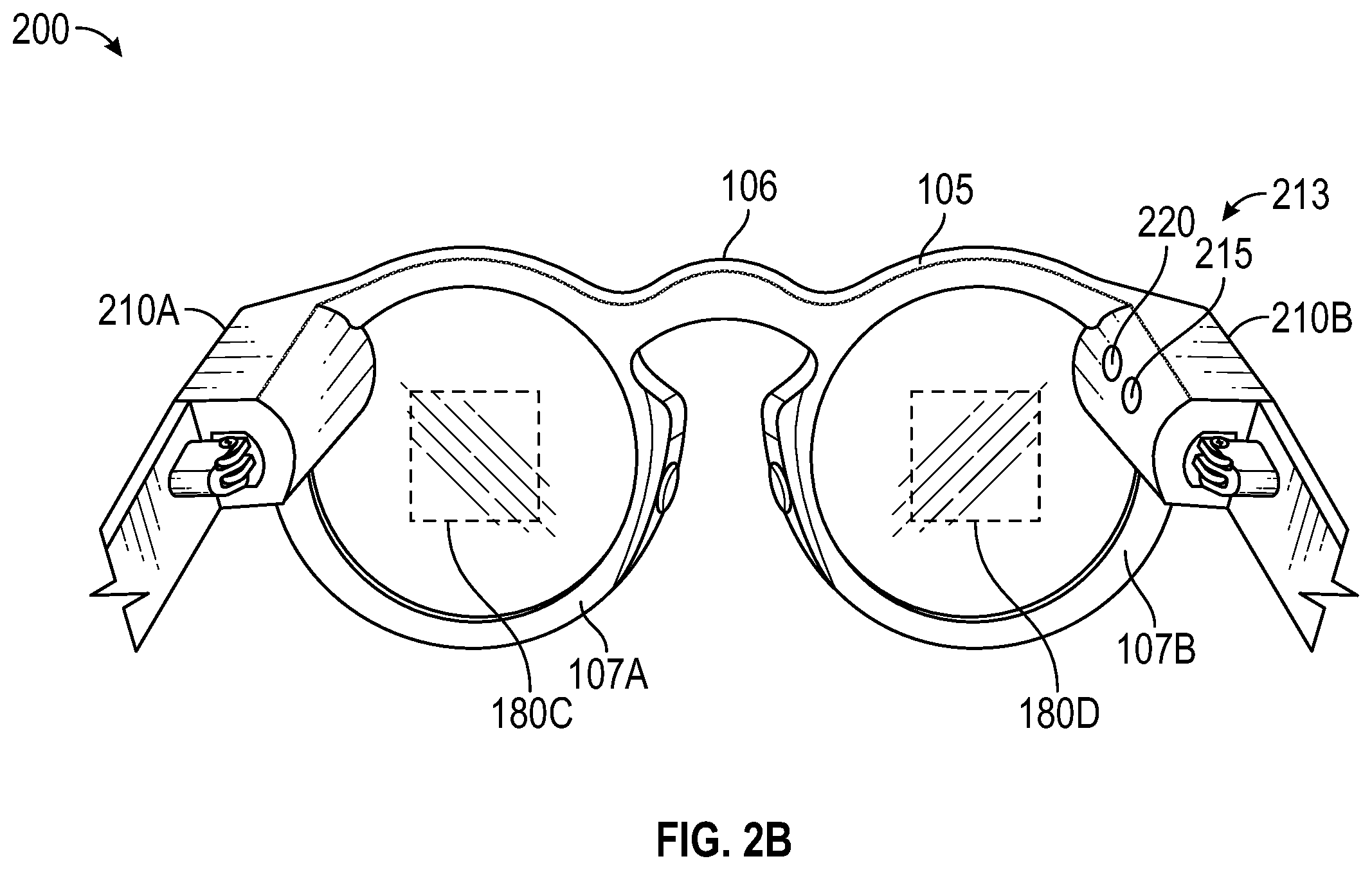 Patent US12332433 Figure 4 – Soft follow and pitch angle effects for VR/AR interface