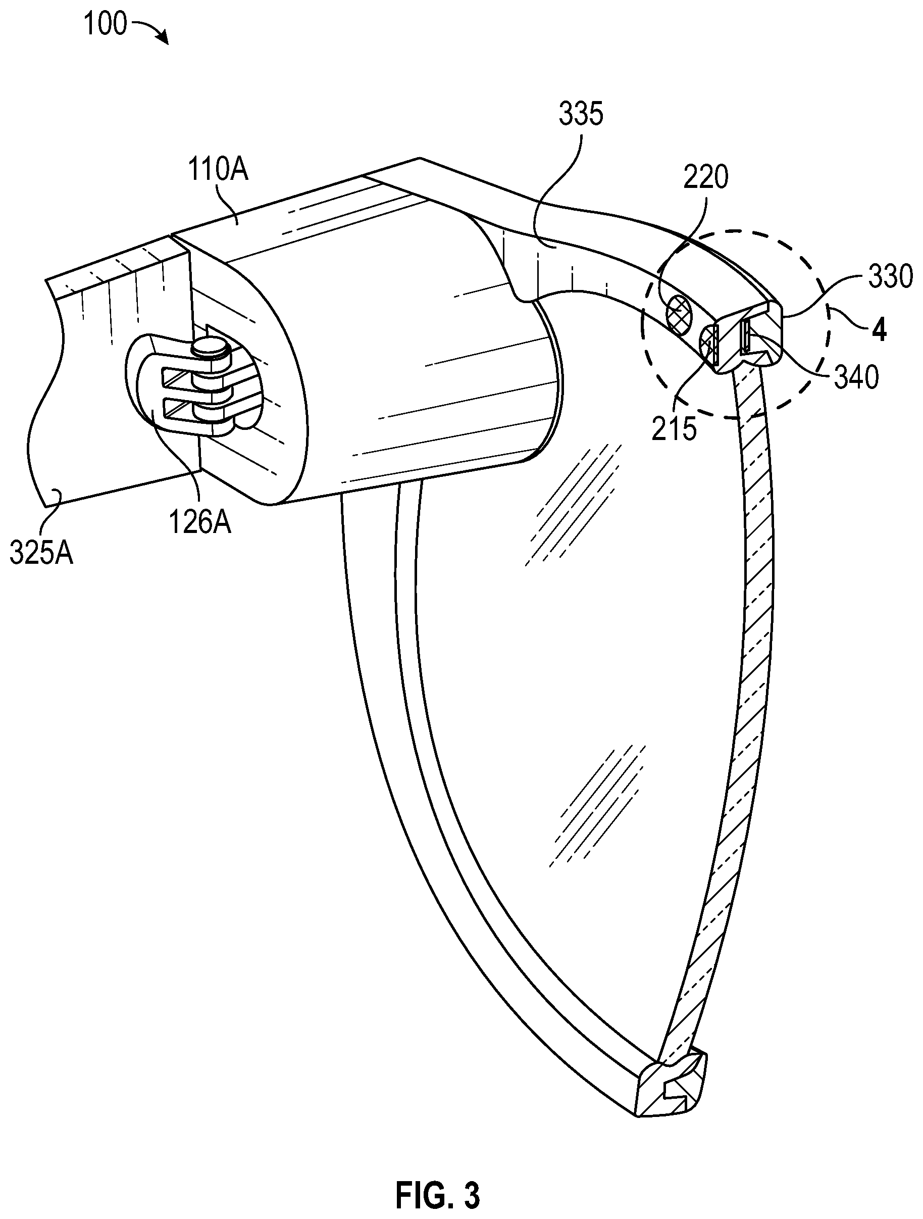 Patent US12332433 Figure 7 – Soft follow and pitch angle effects for VR/AR interface