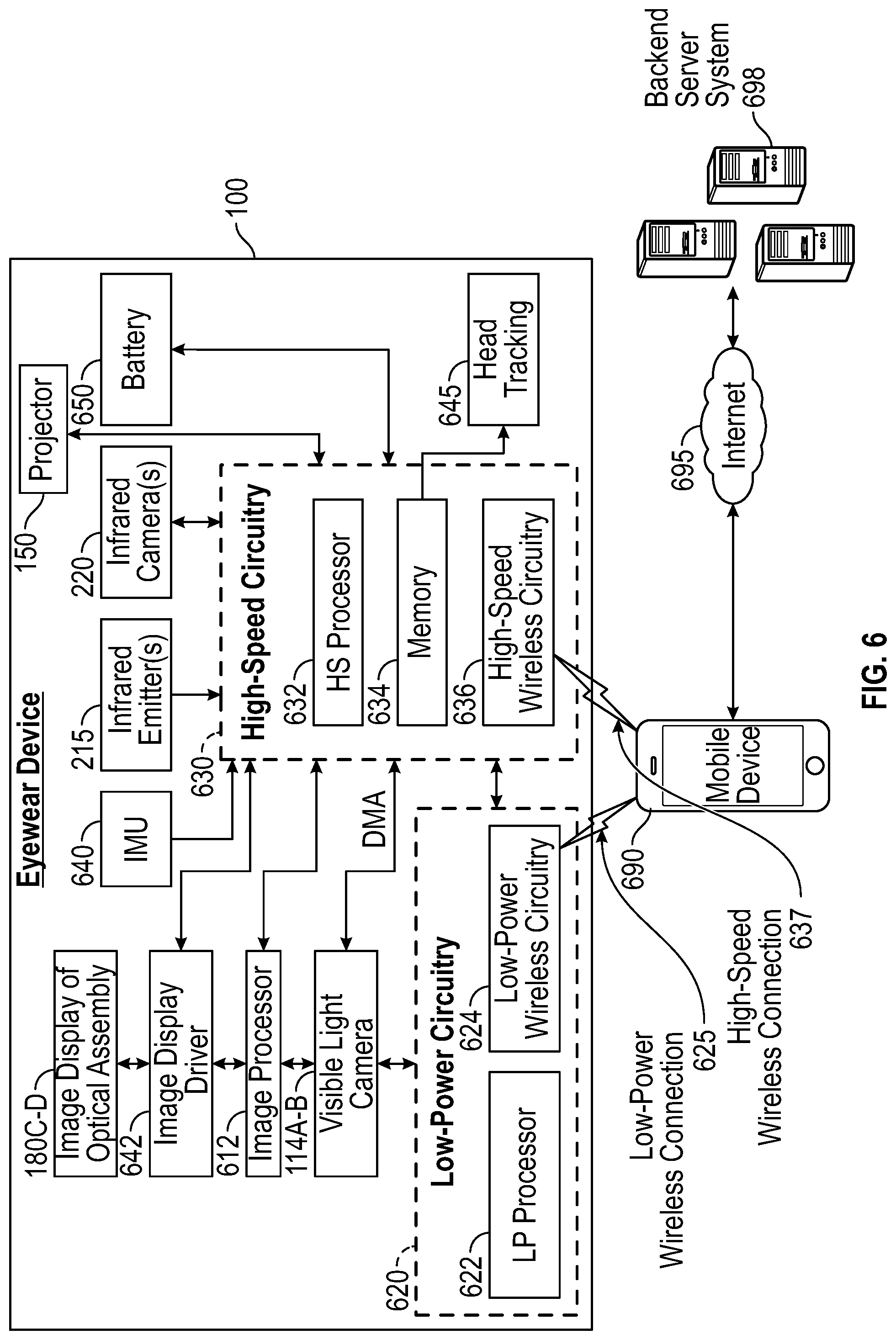 Patent US12332433 Figure 10 – Soft follow and pitch angle effects for VR/AR interface