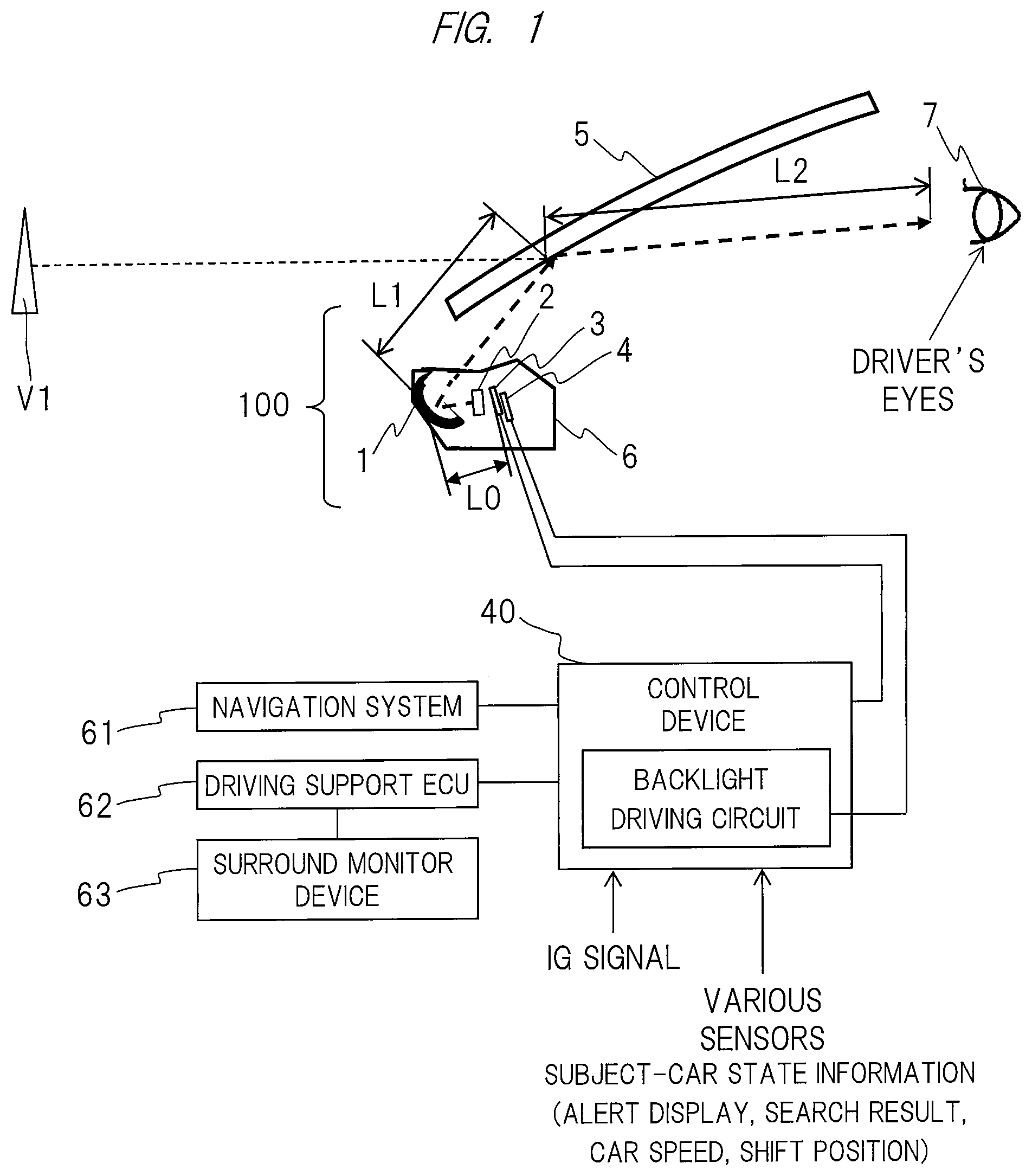 Patent US12332435 — Vehicle — Figure 1