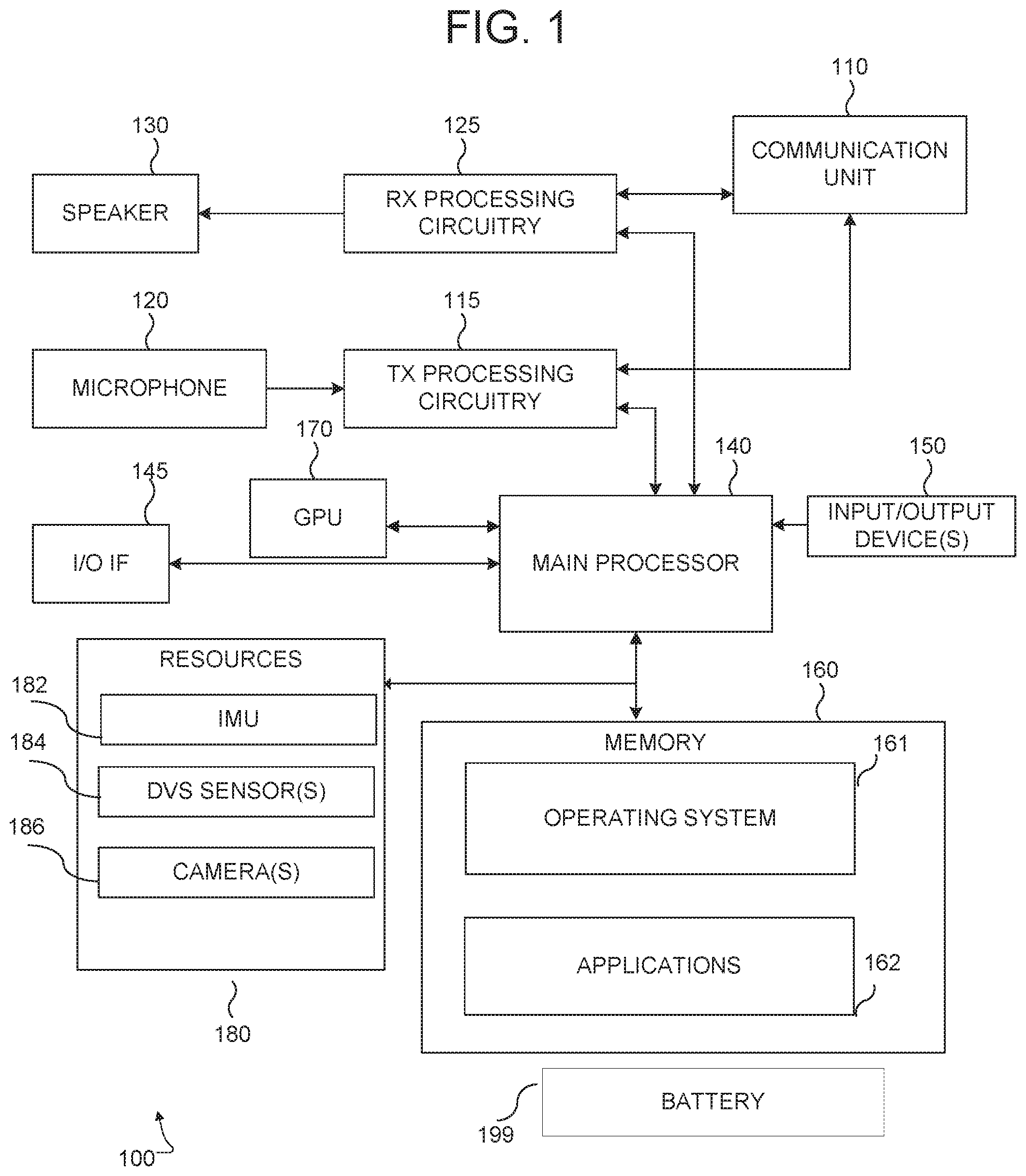 Patent US12332437 — System and method for reducing image data throughput to head mounted display — Figure 1