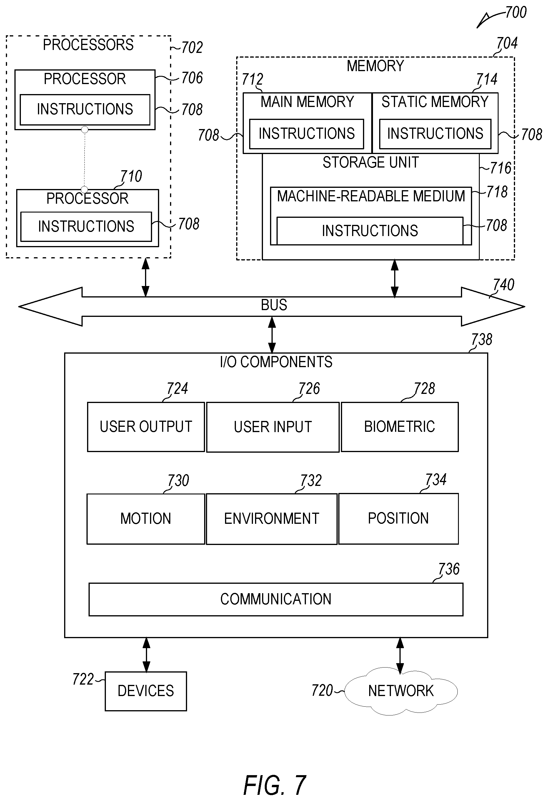 Patent US12332438 Figure 7 – Color calibration tool for see-through augmented reality environment