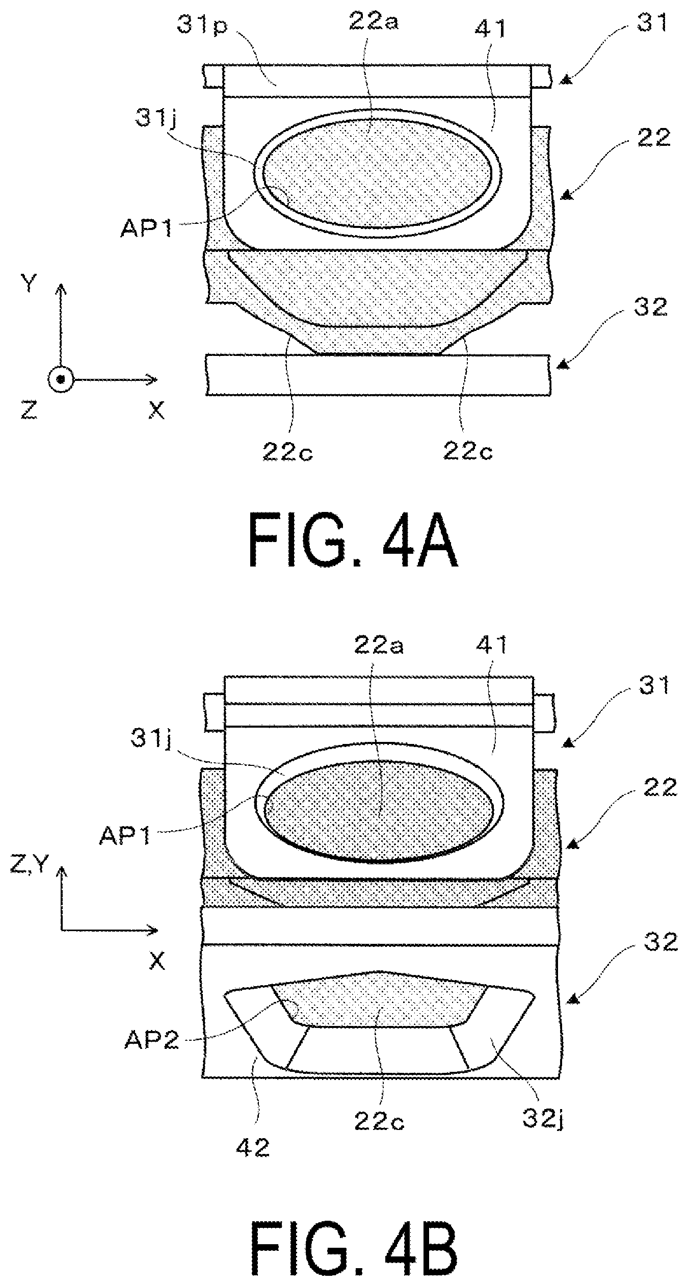 Patent US12332441 Figure 4 – Display device and optical unit