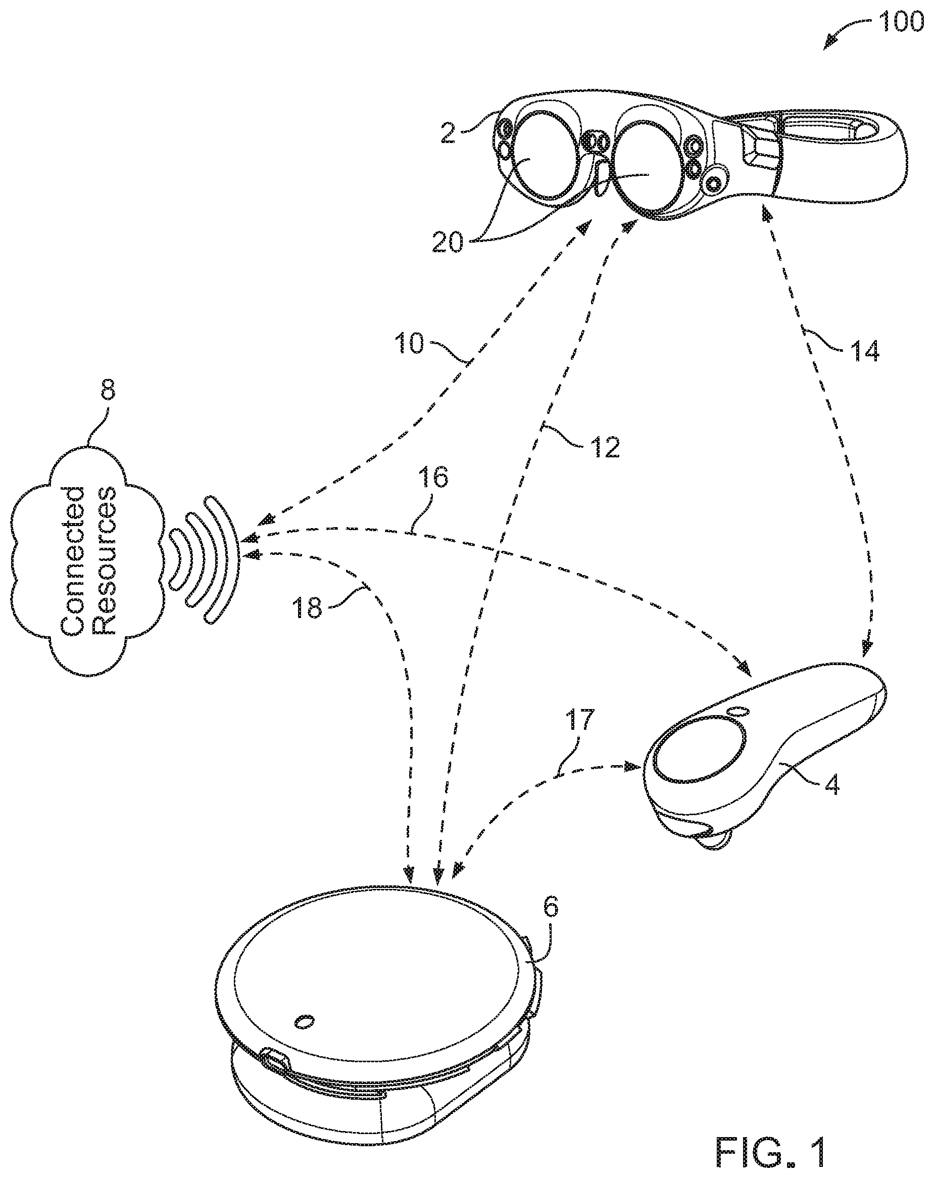 Patent US12332444 Figure 1 – Variable focus assemblies