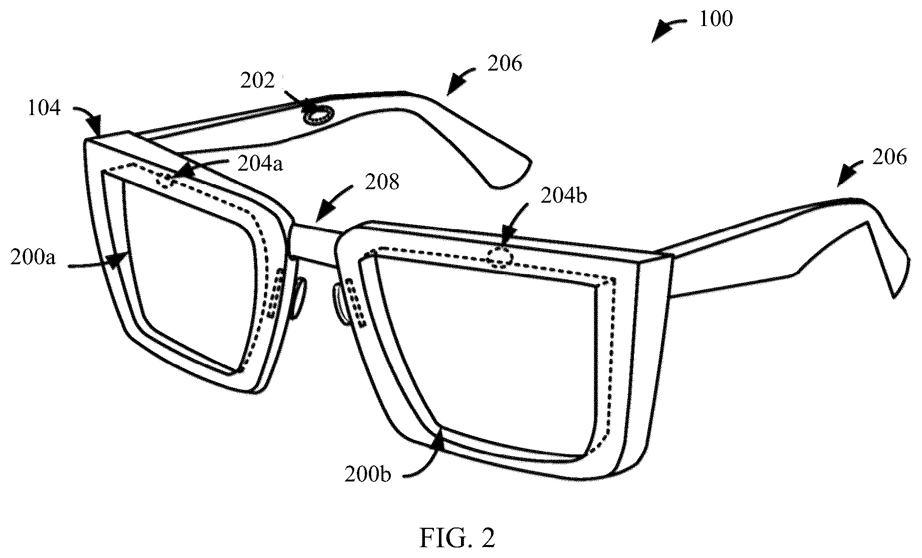 Patent US12332446 Figure 2 – Display device module and head-mounted display device