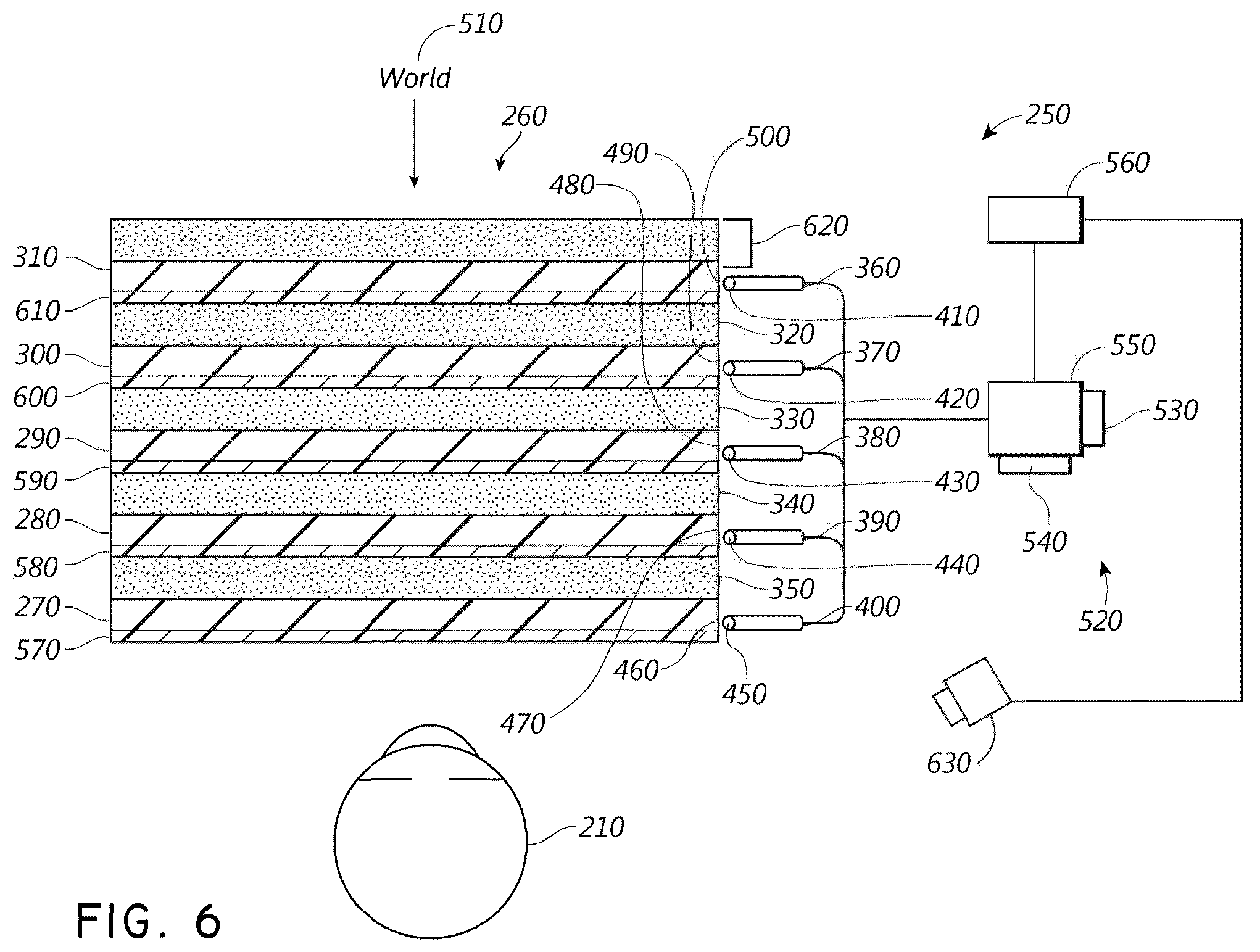 Patent US12332451 Figure 5 – Eyewear with pinhole and slit cameras