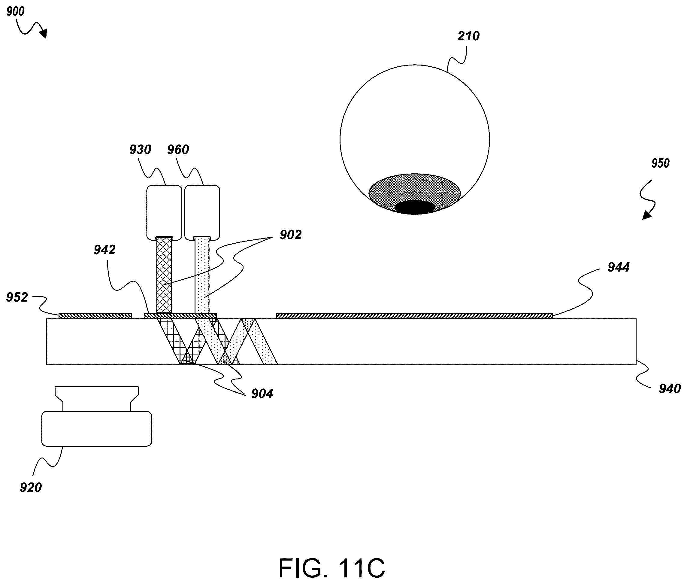 Patent US12332451 Figure 14 – Eyewear with pinhole and slit cameras