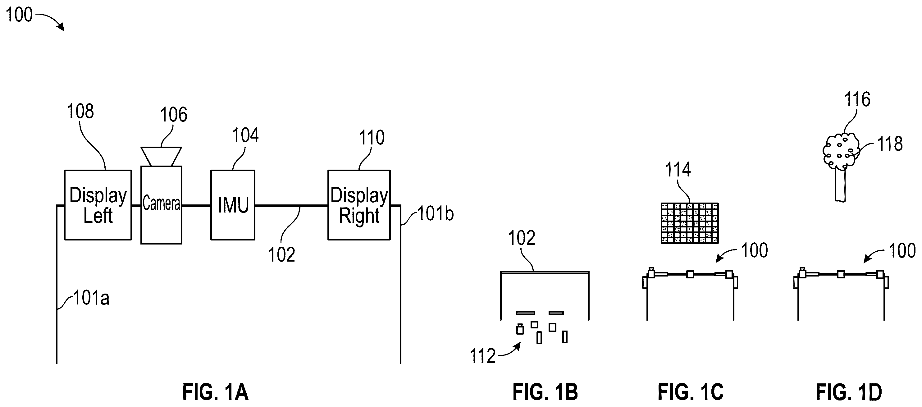 Patent US12332452 Figure 1 – Geometry modeling of eyewear devices with flexible frames