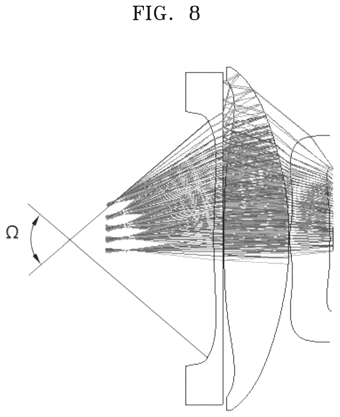 Patent US12332453 Figure 8 – Lens based on human visual system, video see-through apparatus employing the lens, and method of designing the lens
