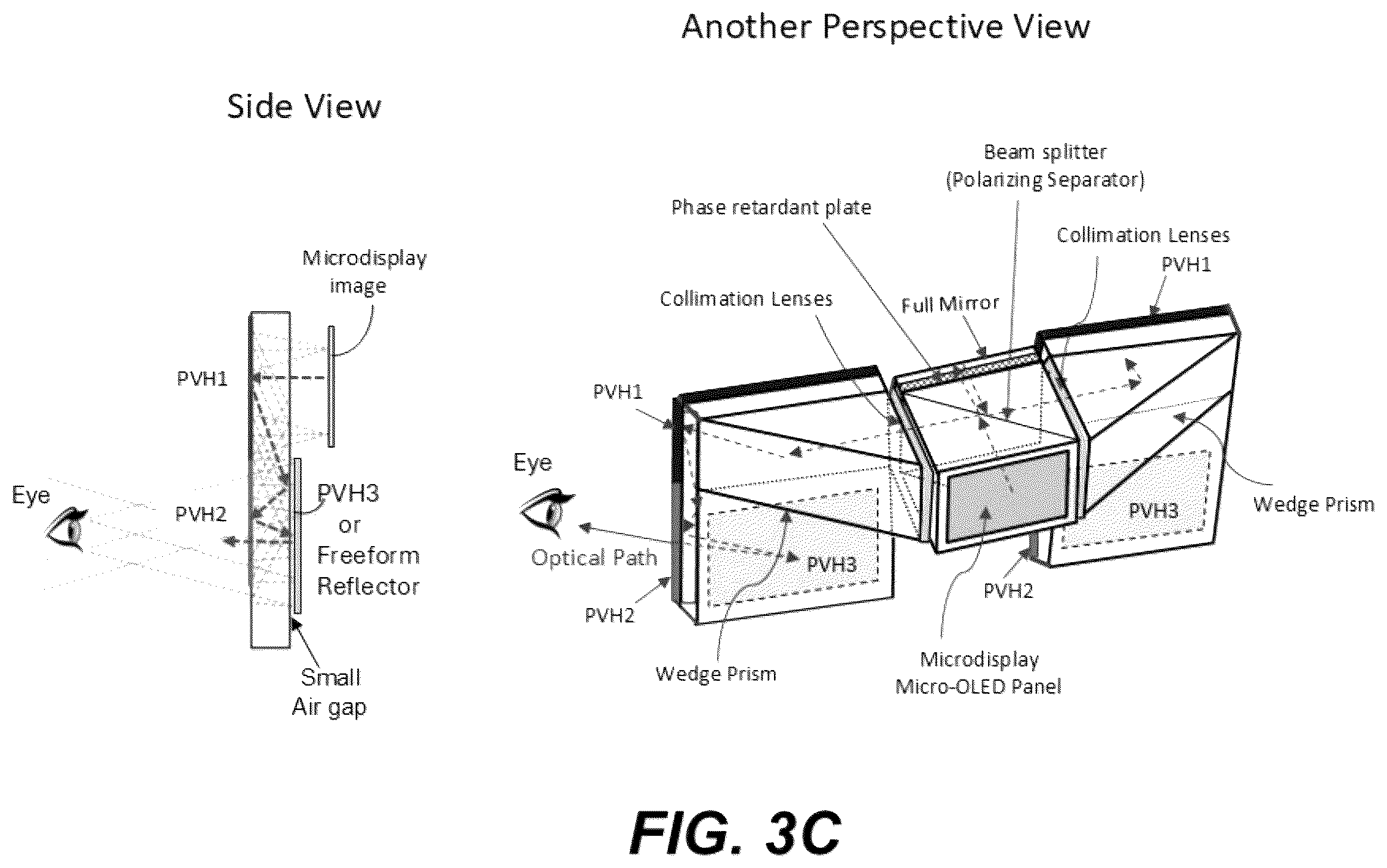 Patent US12332454 Figure 7 – Display glasses using single imager