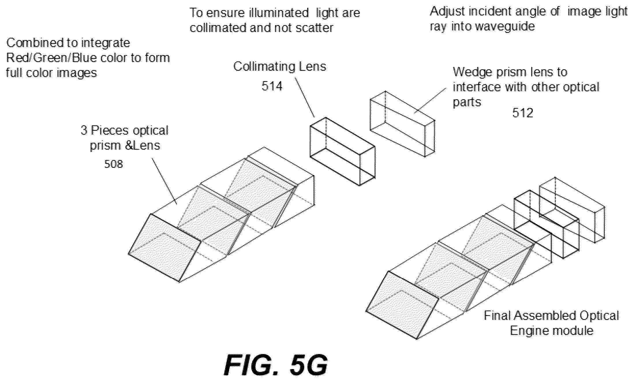 Patent US12332454 Figure 19 – Display glasses using single imager