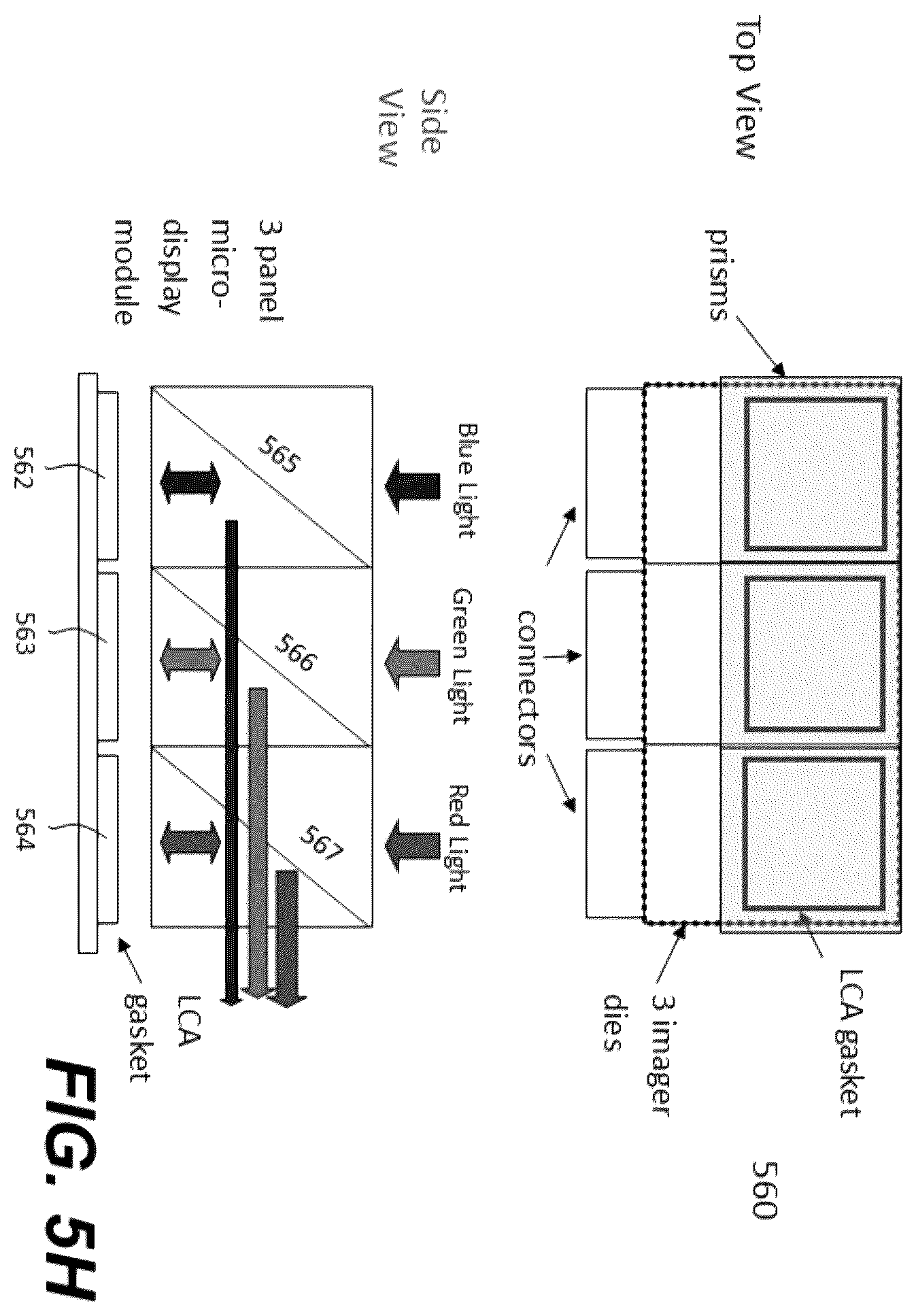 Patent US12332454 Figure 20 – Display glasses using single imager