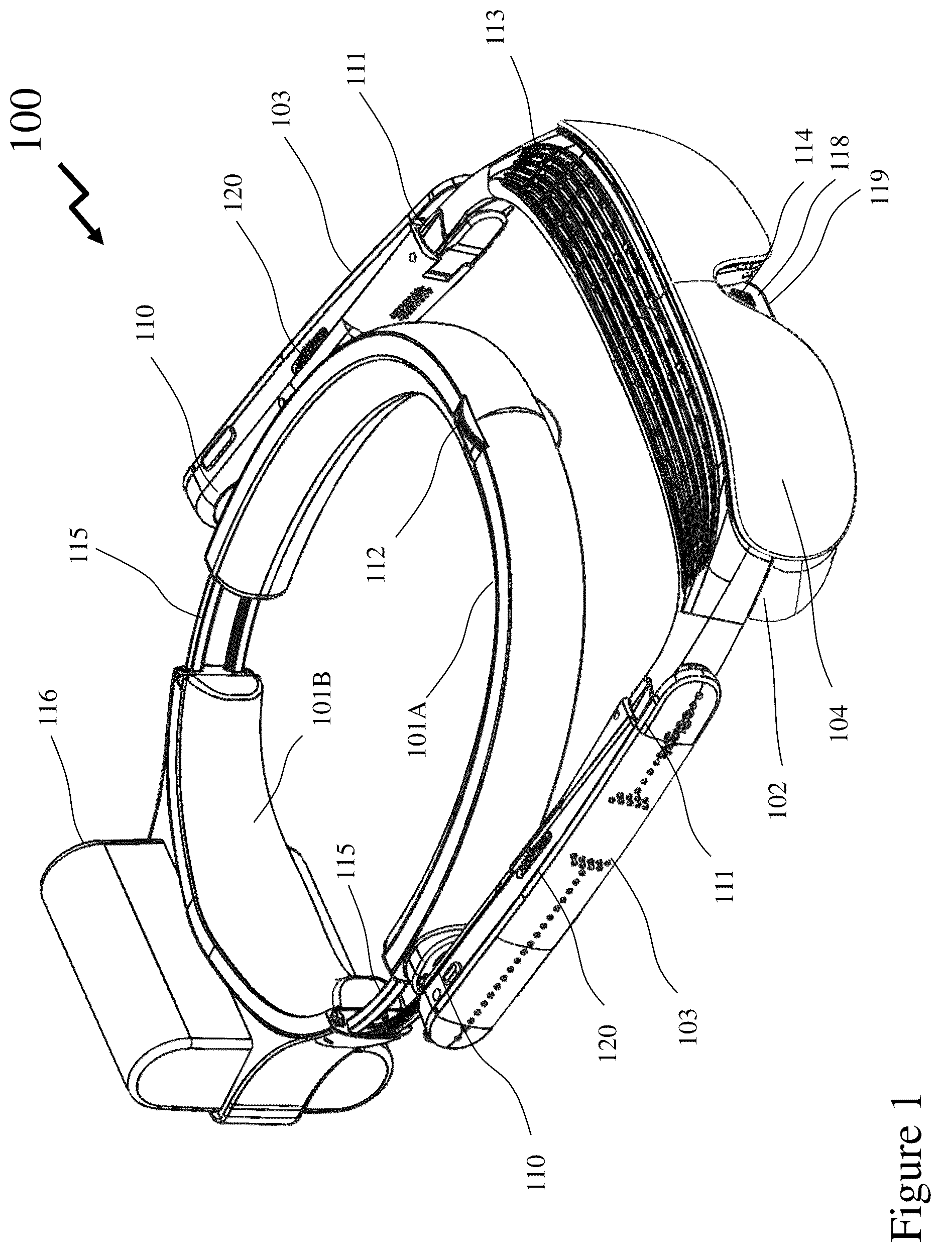 Patent US12332455 — Wearable near-to-eye vision systems — Figure 1