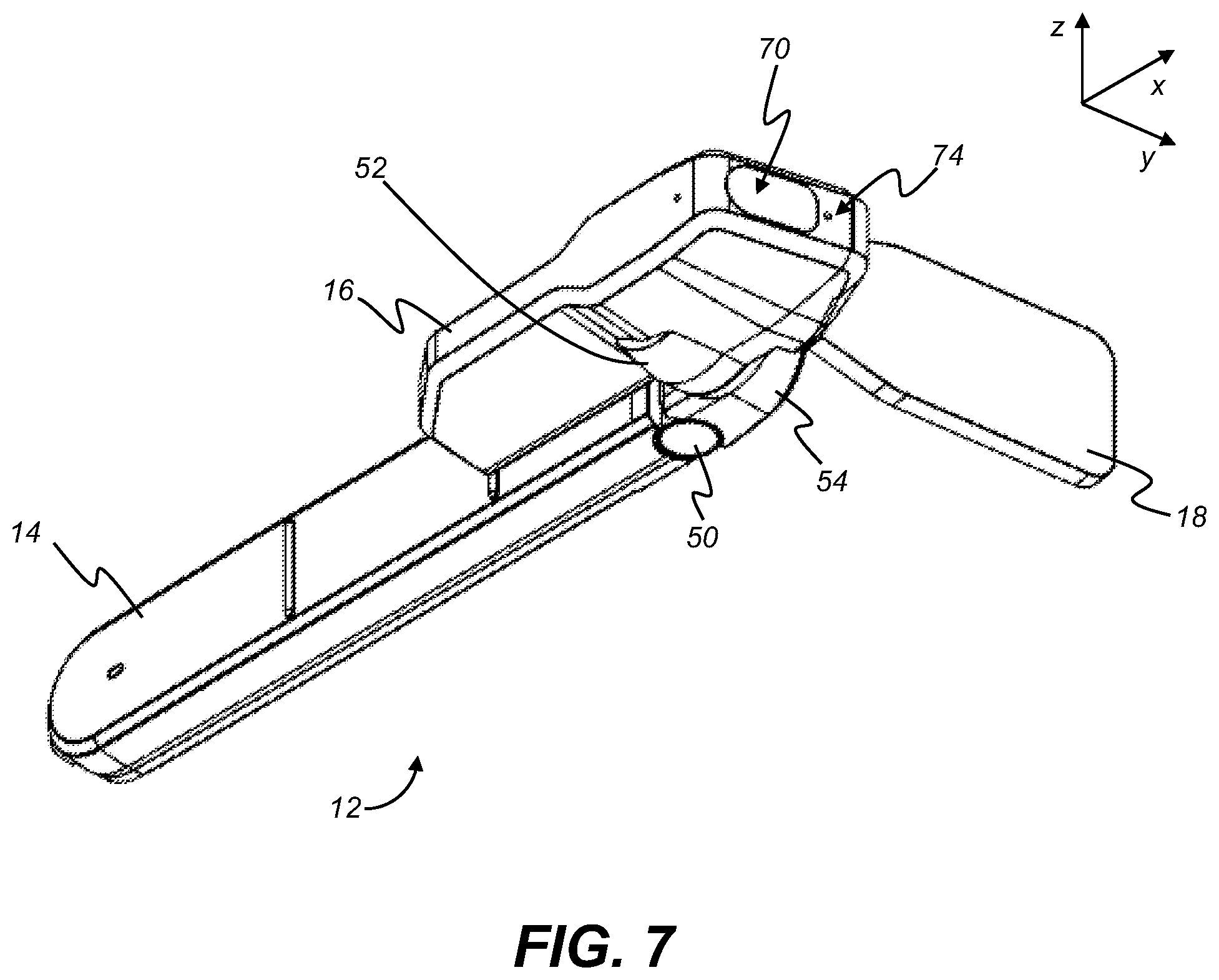 Patent US12332456 Figure 7 – Near-eye display with pivot waveguide and camera