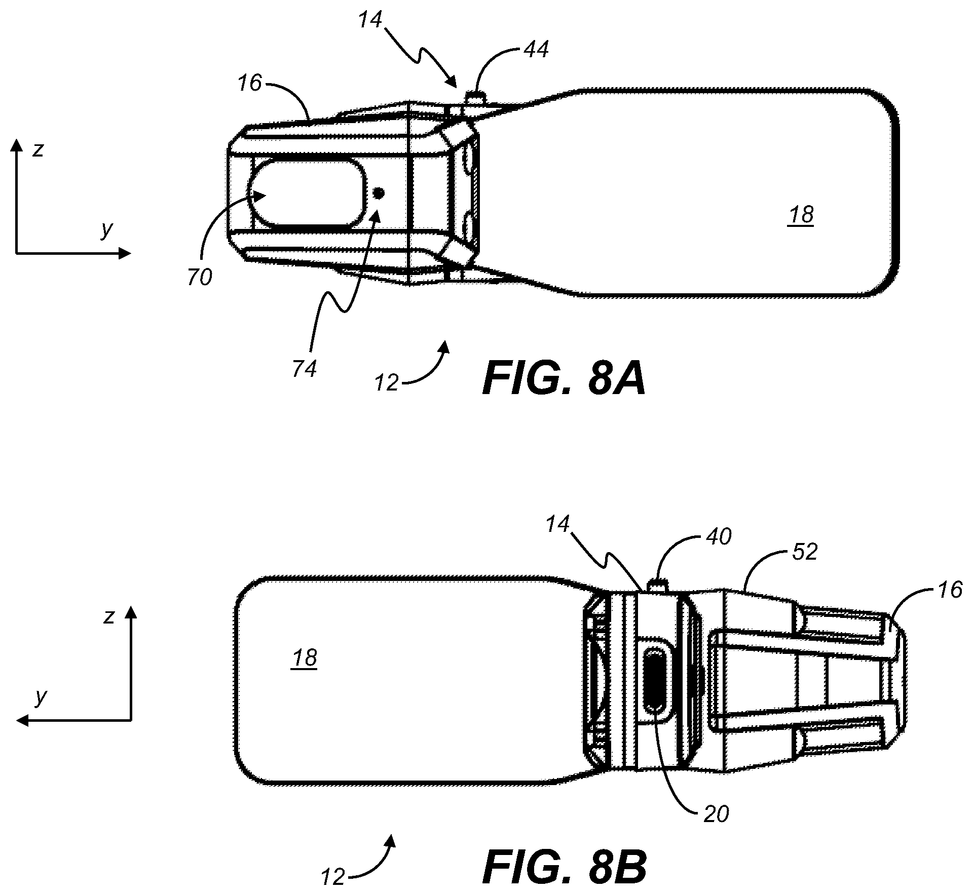 Patent US12332456 Figure 8 – Near-eye display with pivot waveguide and camera