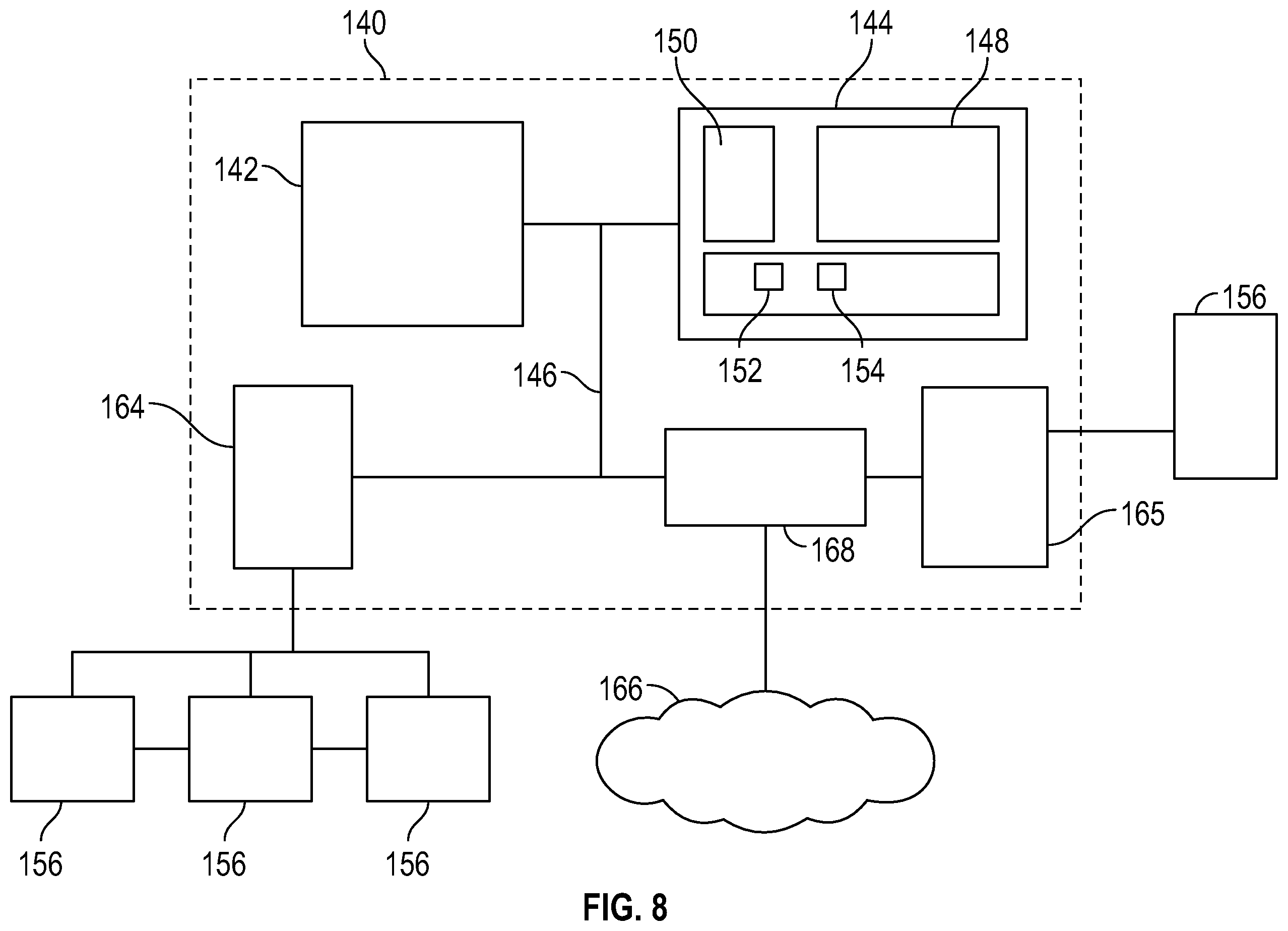 Patent US12332458 Figure 8 – Vehicle system having variable opacity