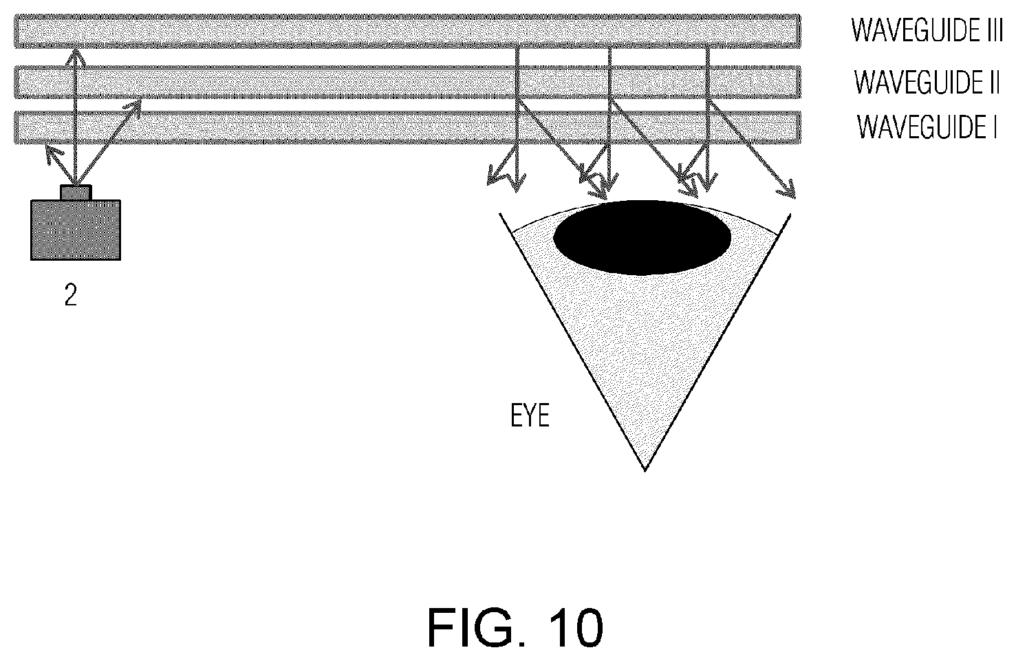 Patent US12332459 Figure 12 – Diffractive optical elements-based waveguide architecture for augmented reality glasses with wide field of view