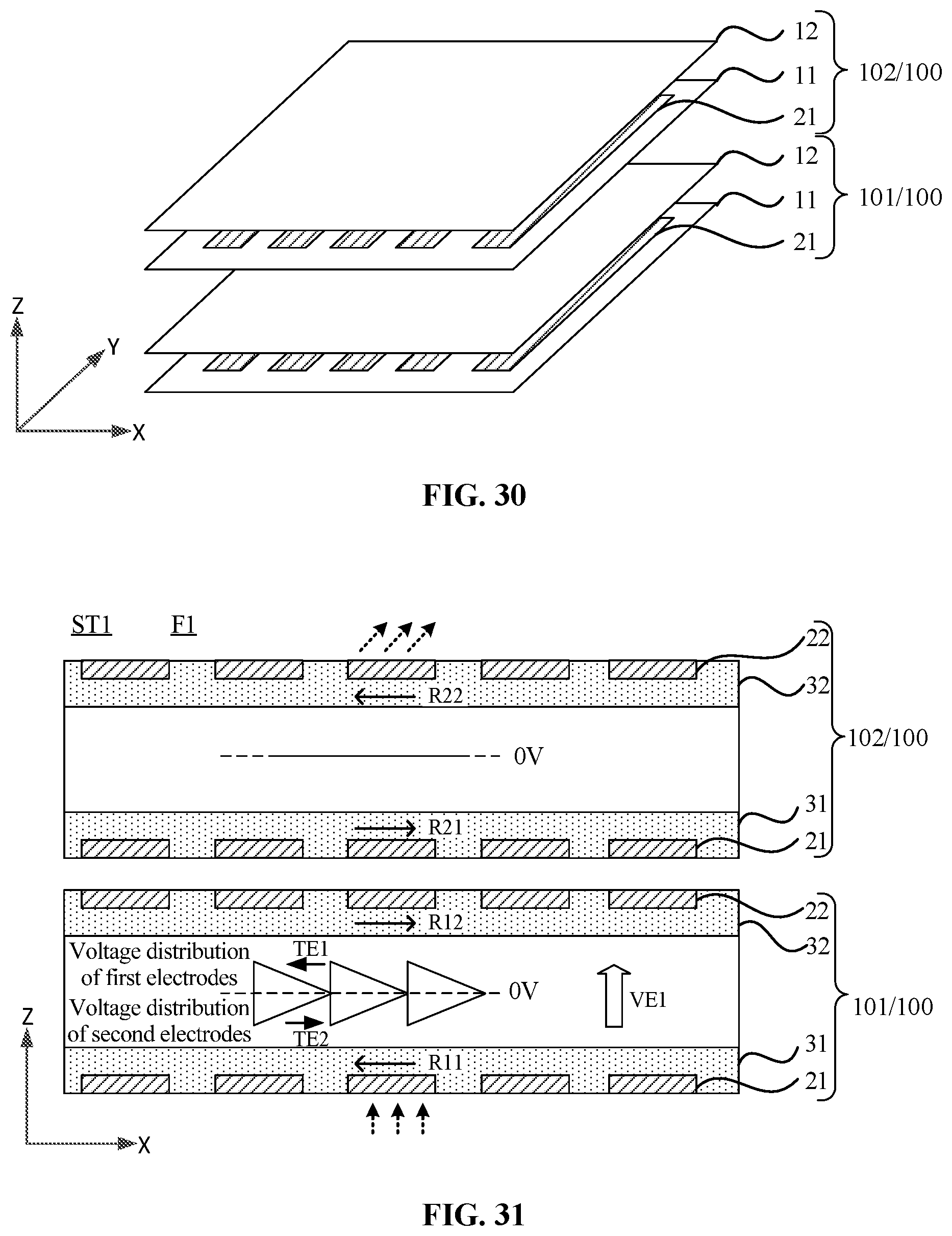Patent US12332461 Figure 12 – Liquid crystal grating and stereoscopic display device
