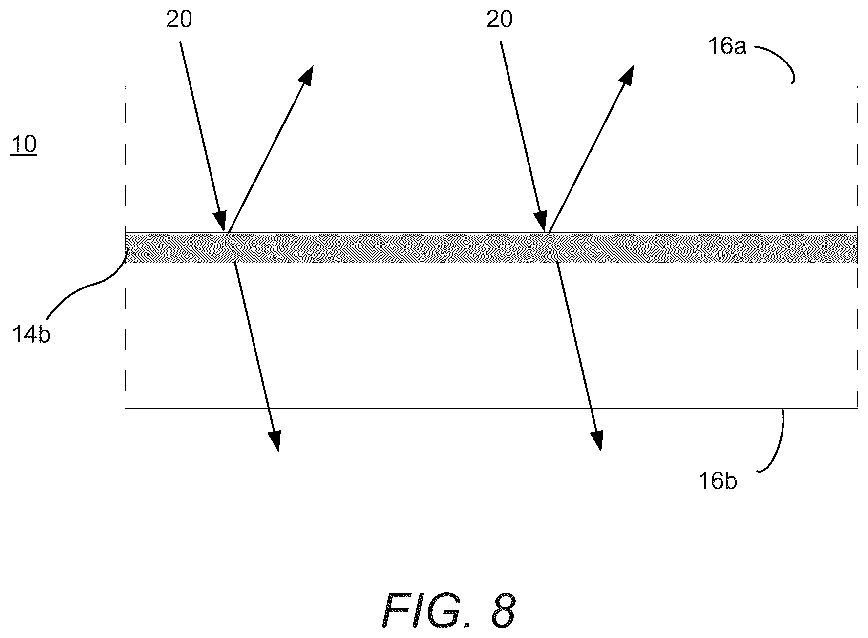 Patent US12332464 Figure 5 – Optical device with at least one infrared reflective material