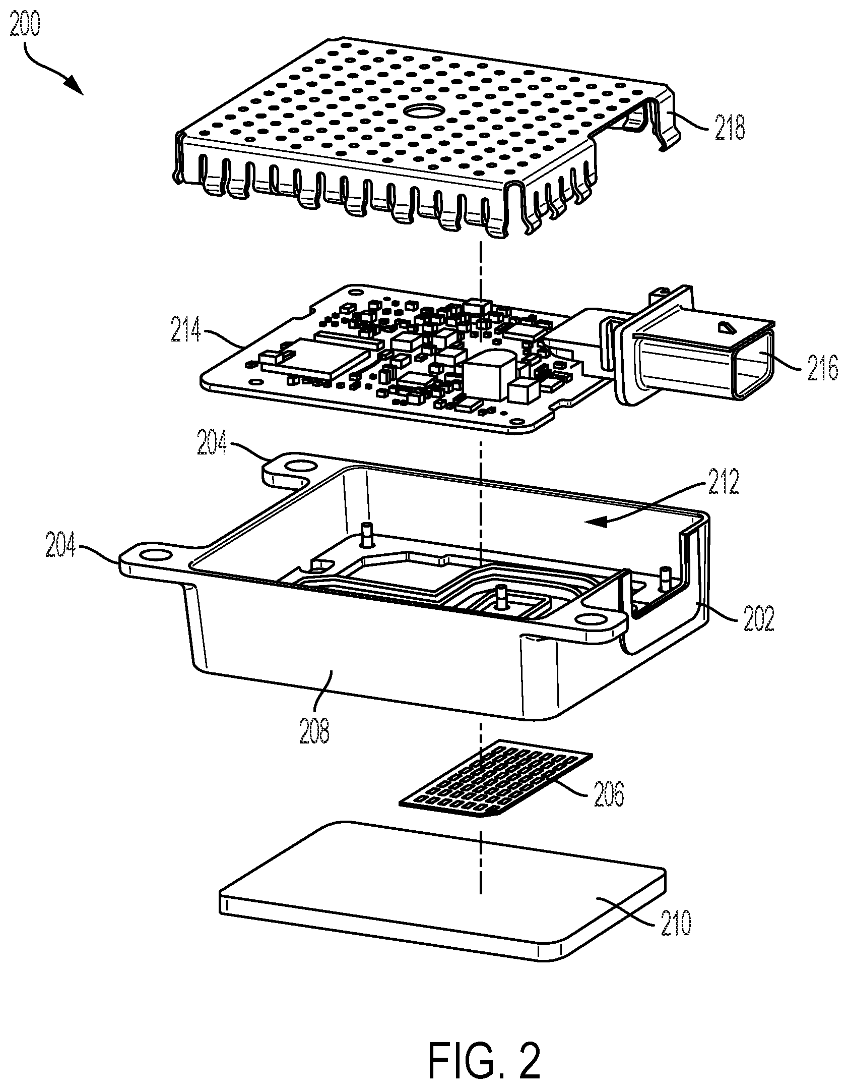 Patent US12332469 Figure 2 – Sensing system with side illumination
