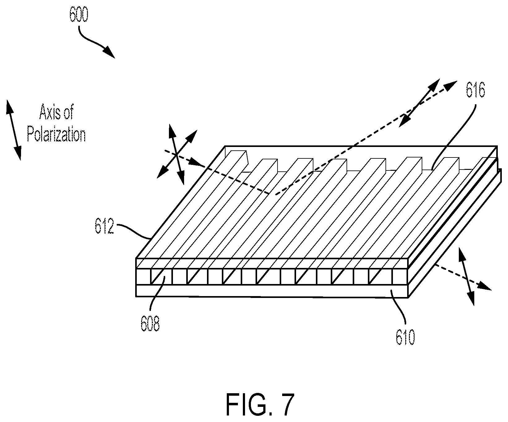 Patent US12332469 Figure 7 – Sensing system with side illumination