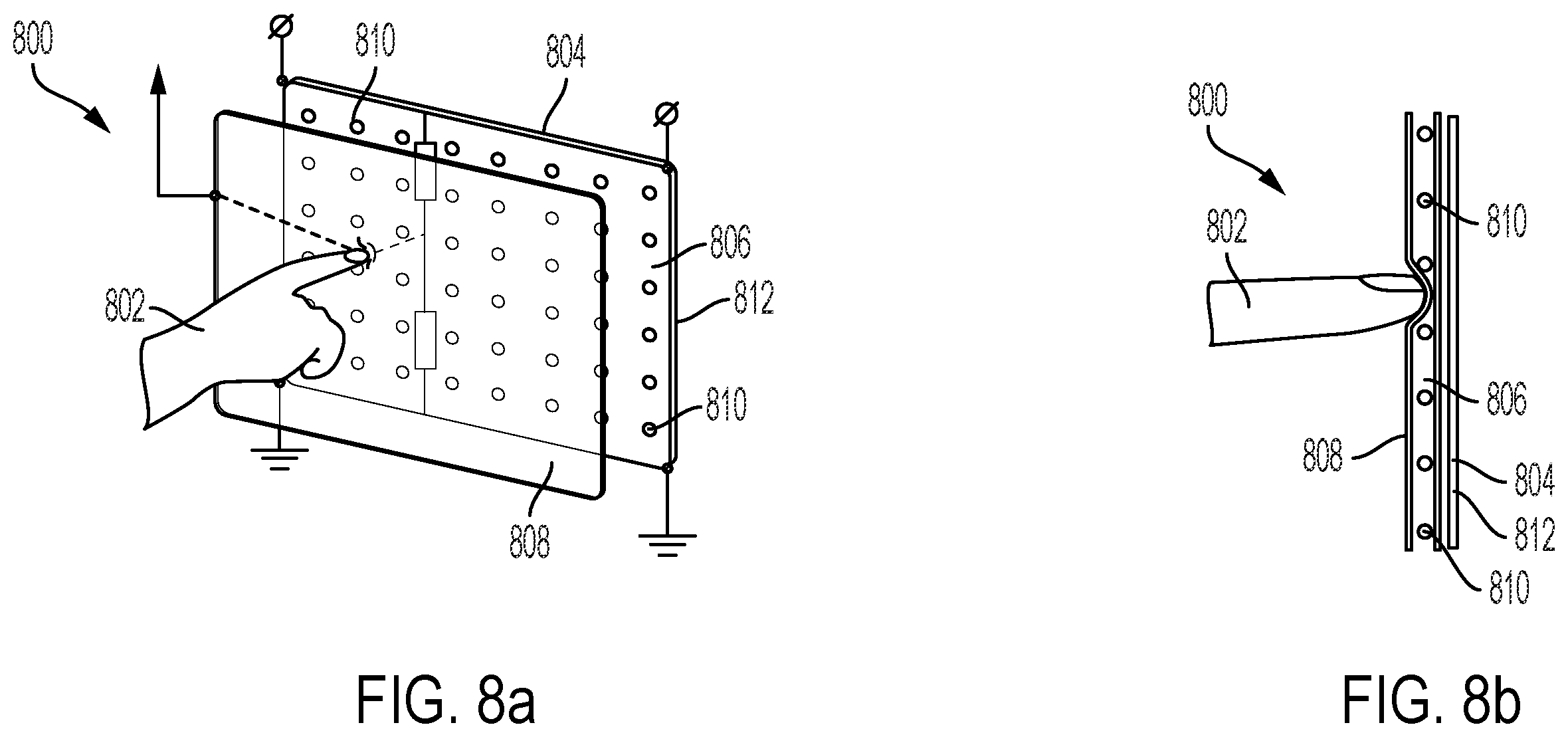 Patent US12332469 Figure 8 – Sensing system with side illumination