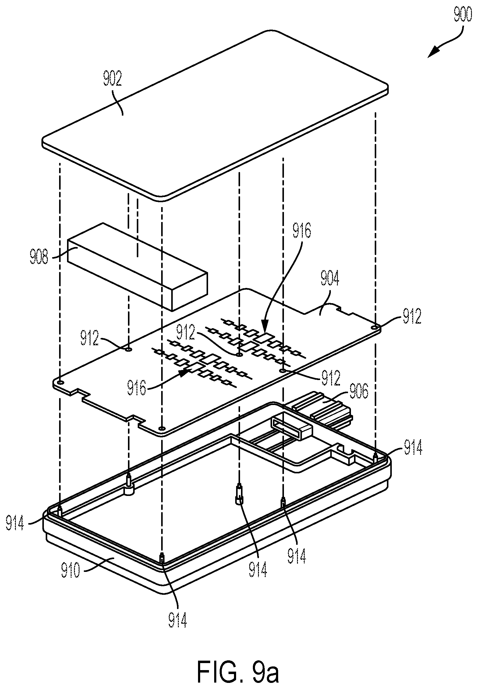 Patent US12332469 Figure 9 – Sensing system with side illumination