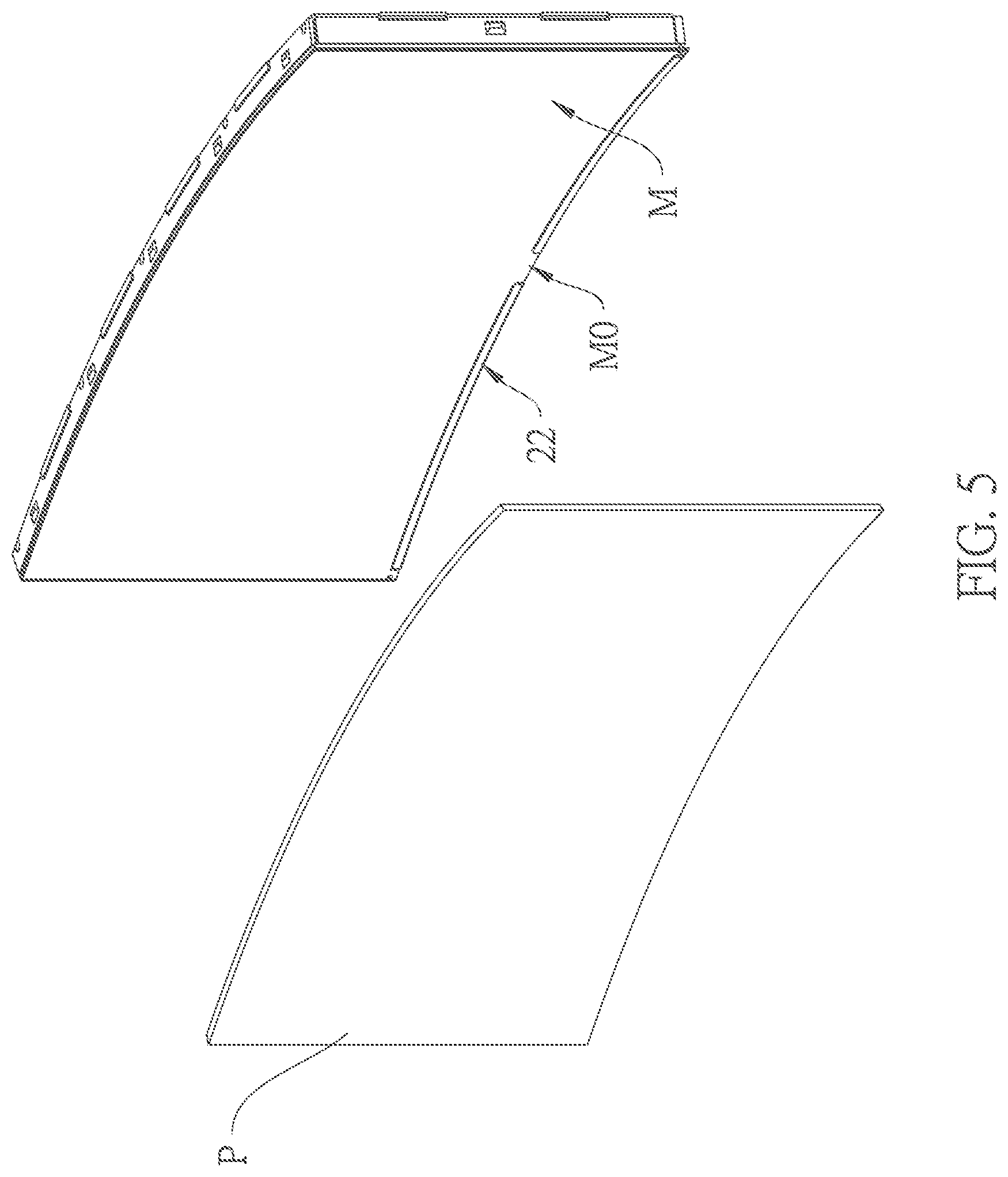 Patent US12332471 Figure 5 – Curved backlight module and display device