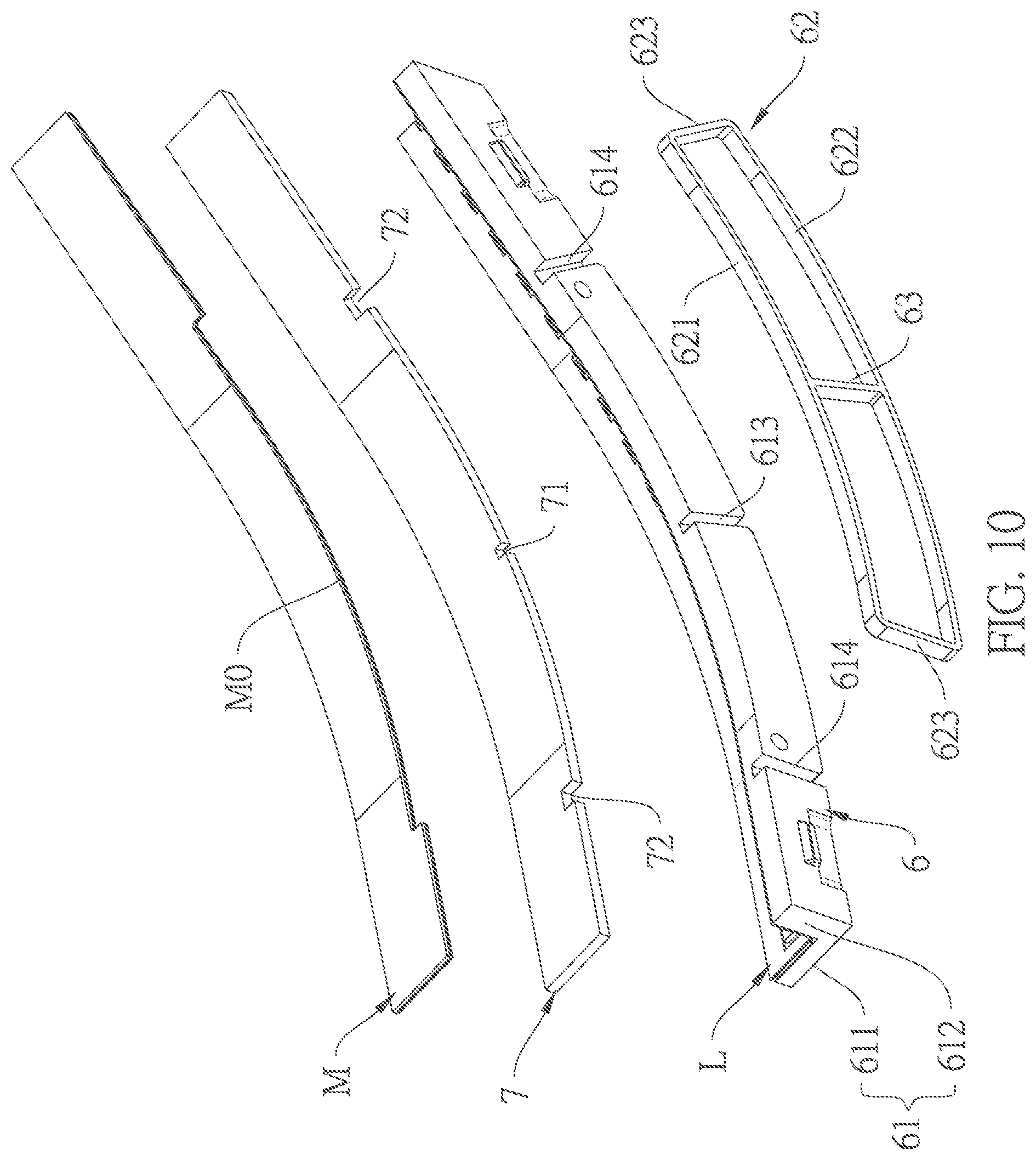 Patent US12332471 Figure 10 – Curved backlight module and display device