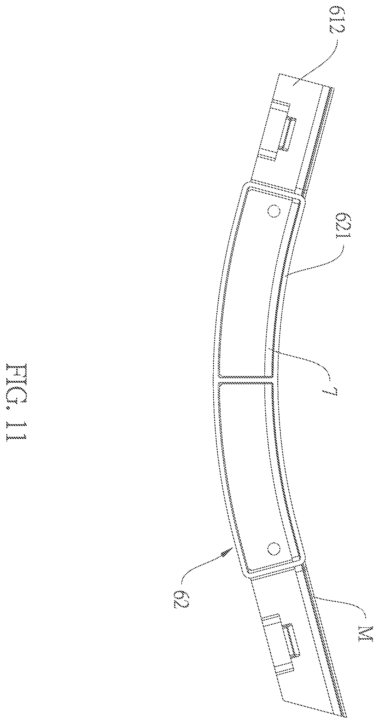 Patent US12332471 Figure 11 – Curved backlight module and display device